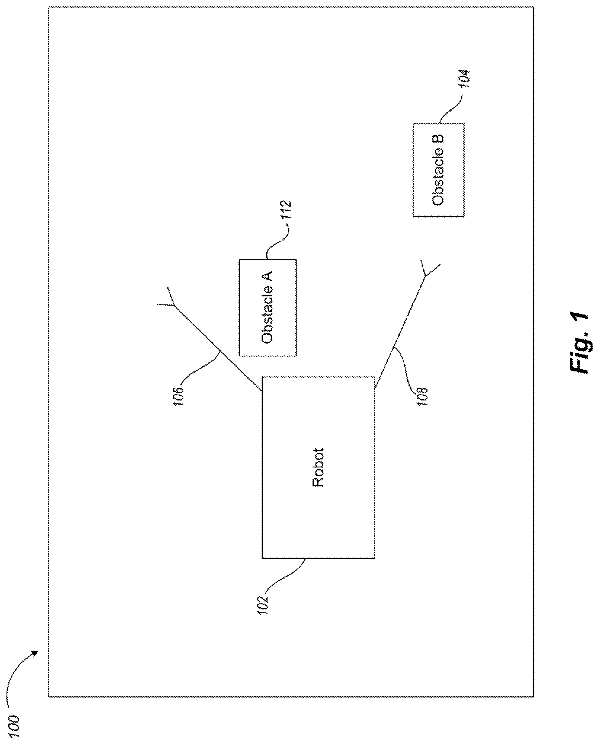 Patent US12090668 Figure 1 – Motion planning of a robot storing a discretized environment on one or more processors and improved operation of same