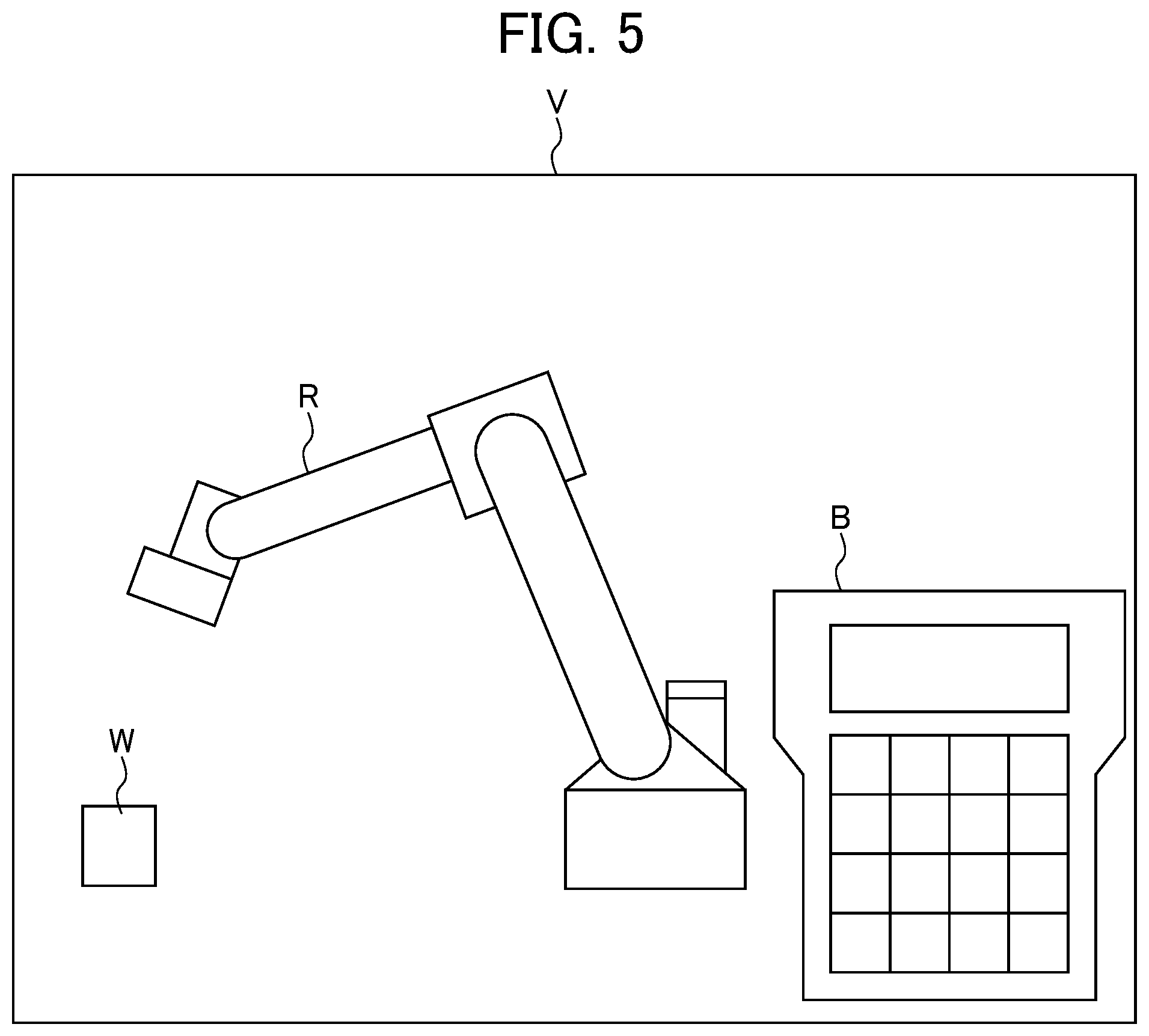 Patent US12090669 Figure 4 – Off-line simulation system