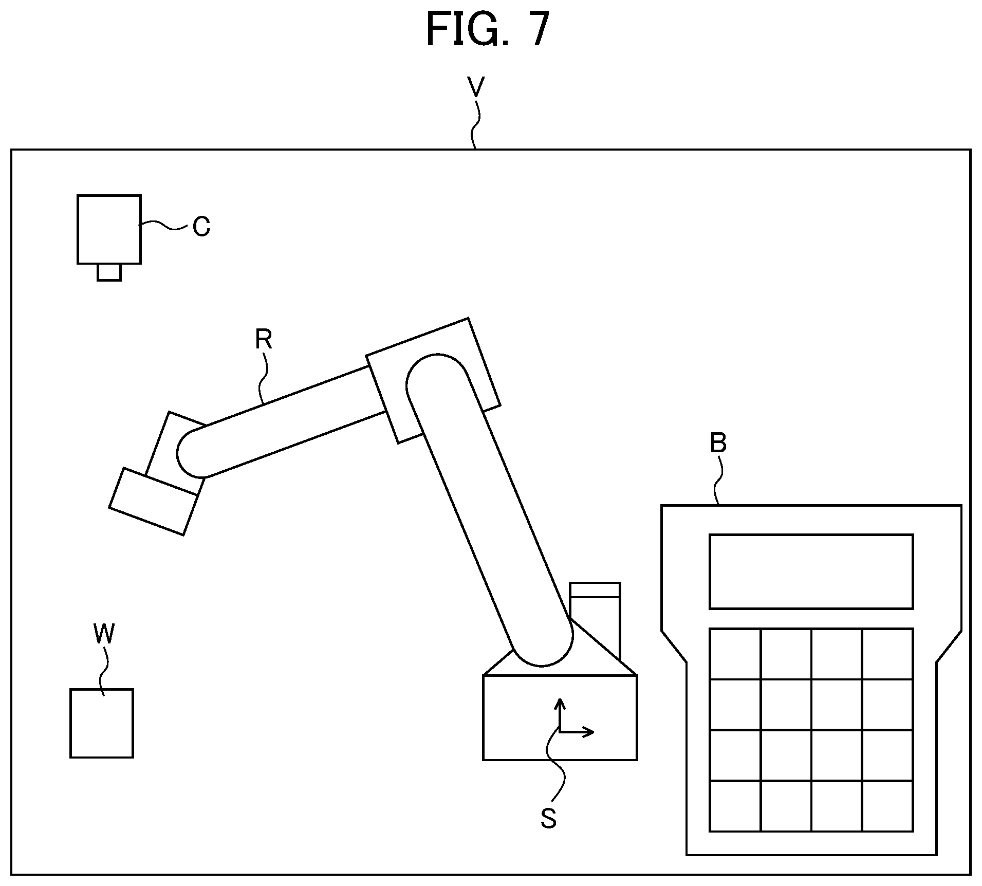 Patent US12090669 Figure 6 – Off-line simulation system