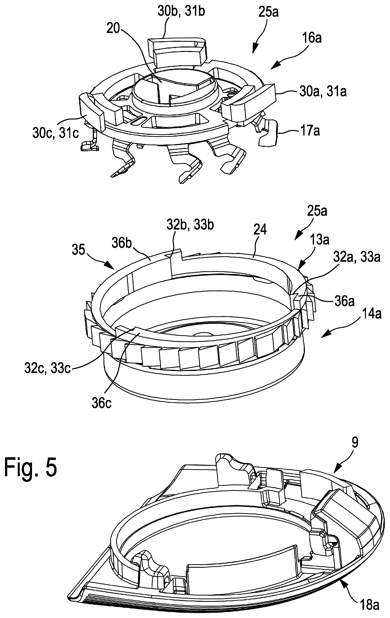 Patent US12090674 Figure 4 – Shaving apparatus with drive for setting an operational parameter