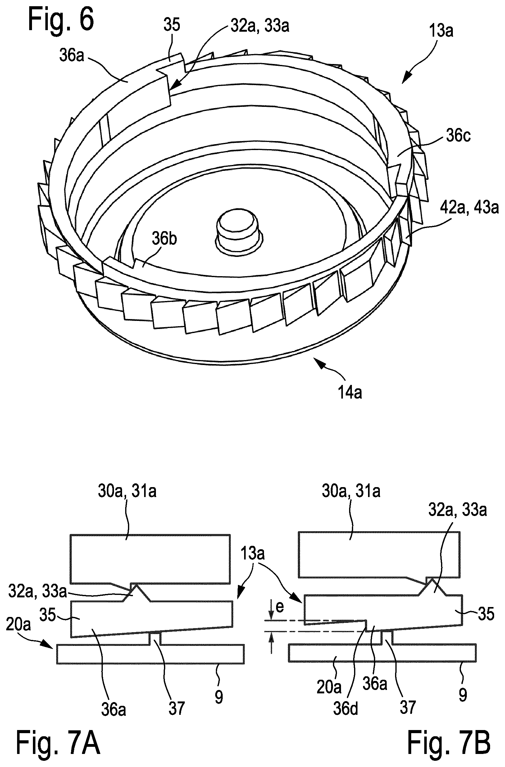 Patent US12090674 Figure 5 – Shaving apparatus with drive for setting an operational parameter