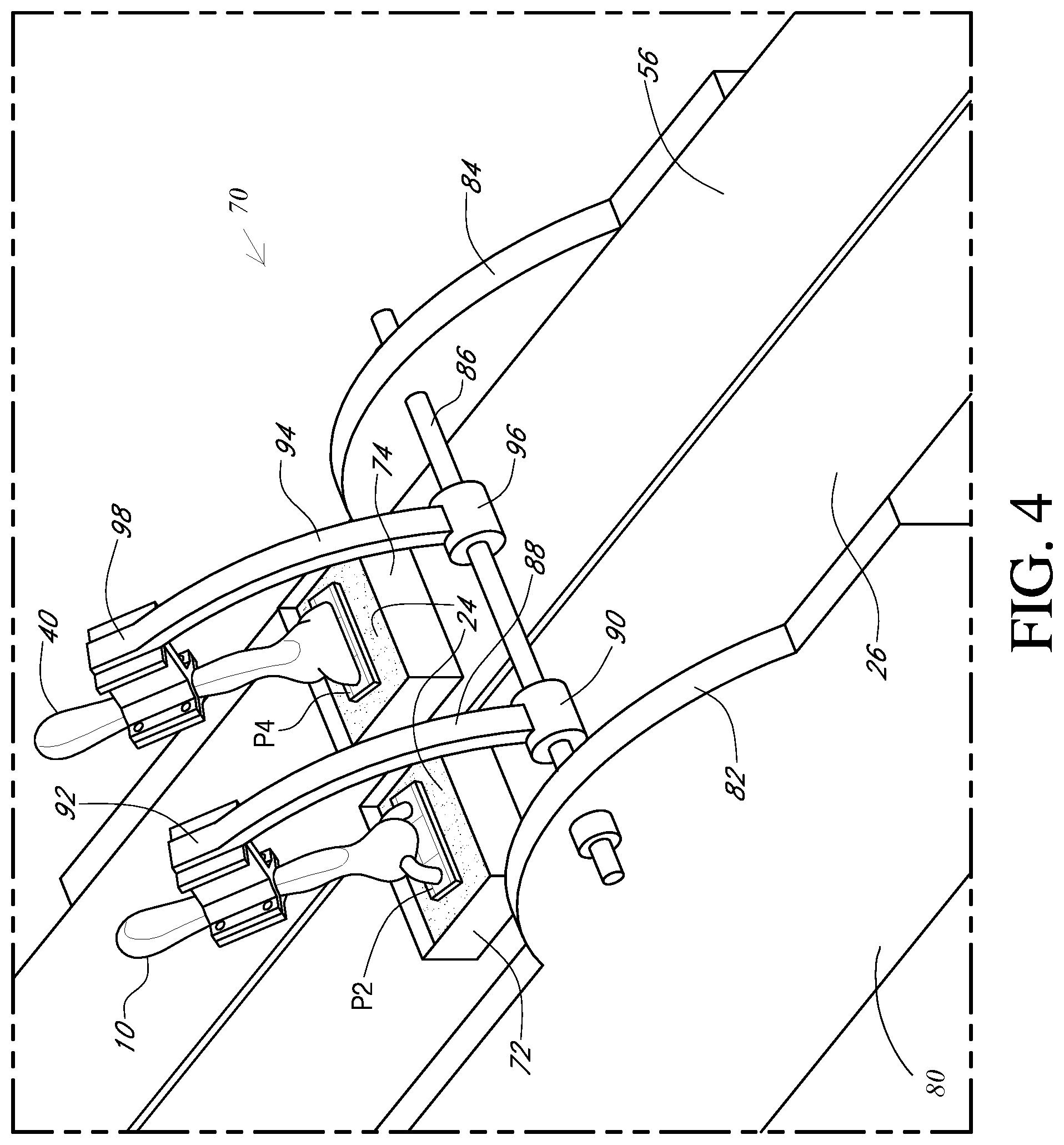 Patent US12090677 Figure 5 – Shaving razor demonstration apparatus