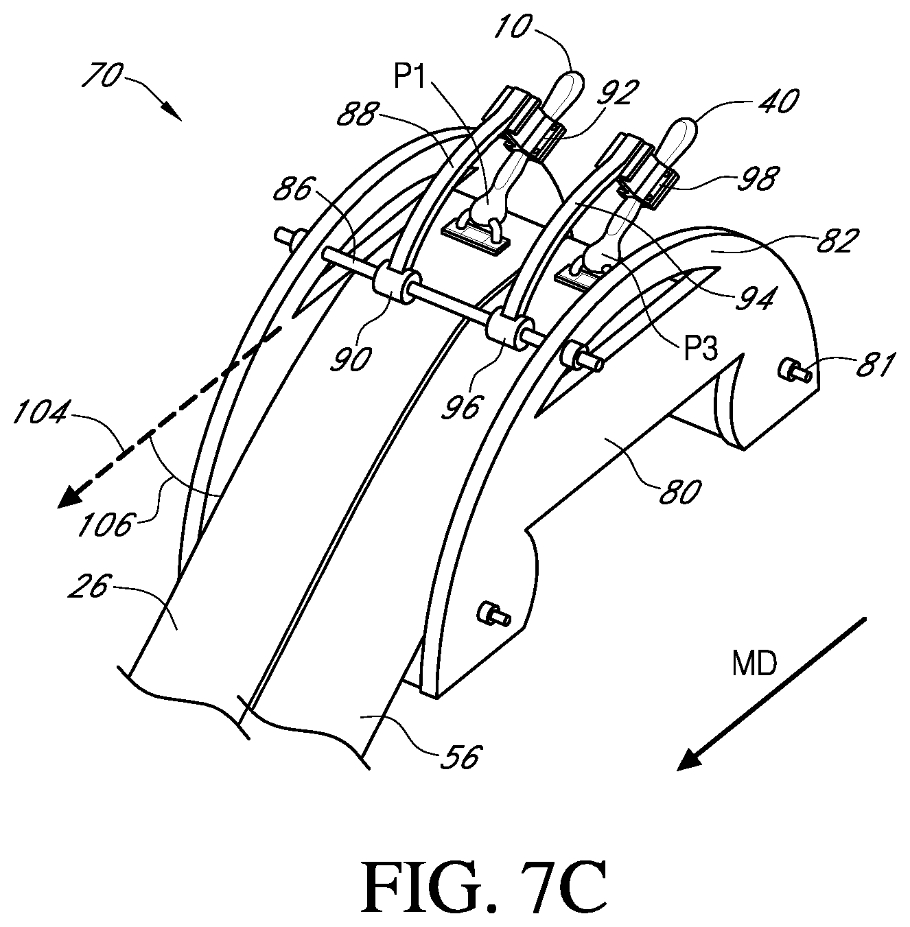 Patent US12090677 Figure 9 – Shaving razor demonstration apparatus