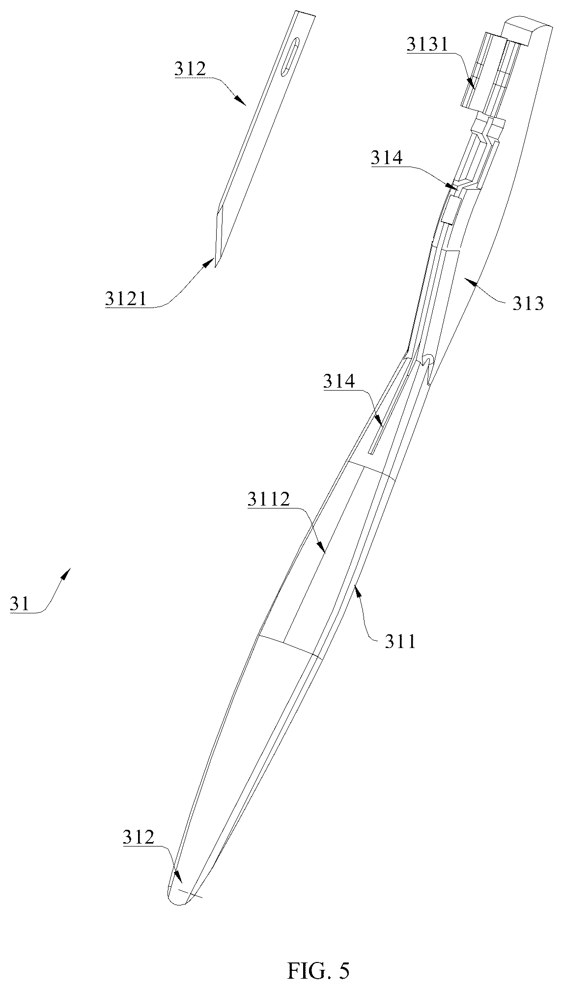 Patent US12090678 Figure 3 – Cutter assembly, paper cutting device and paper cutter
