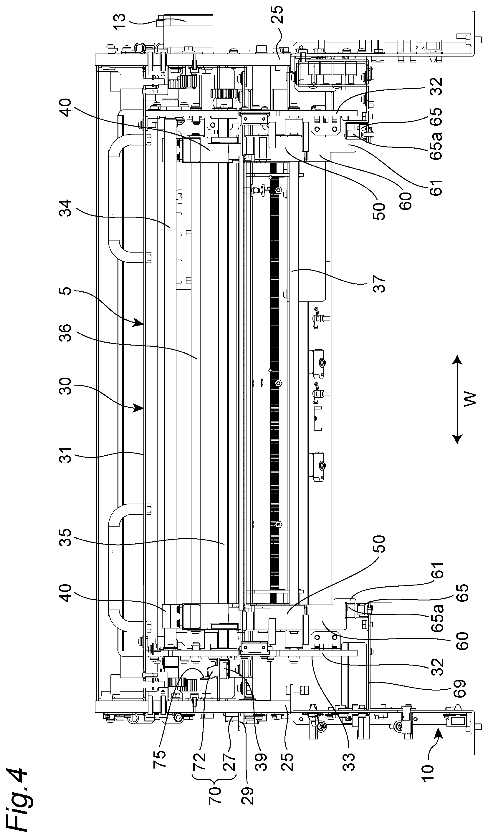 Patent US12090680 Figure 4 – Sheet processing machine