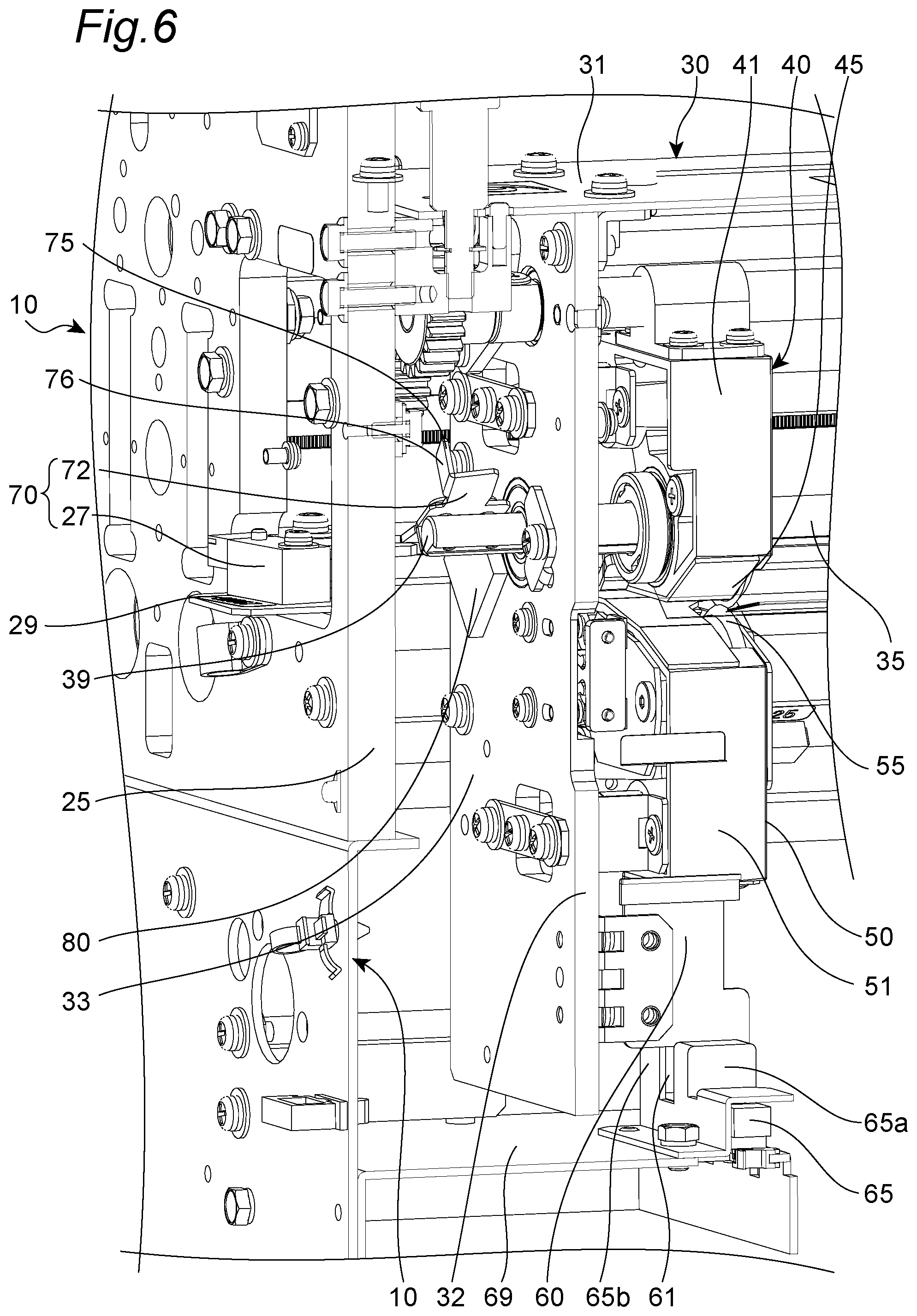 Patent US12090680 Figure 6 – Sheet processing machine