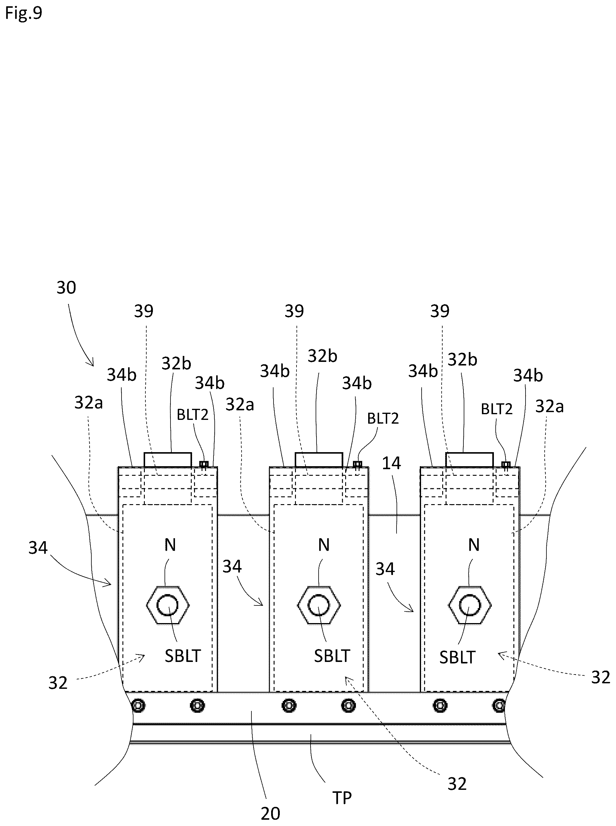Patent US12090681 Figure 9 – Knife carriage, a rotary veneer lathe having the same, and a veneer slicer having the same