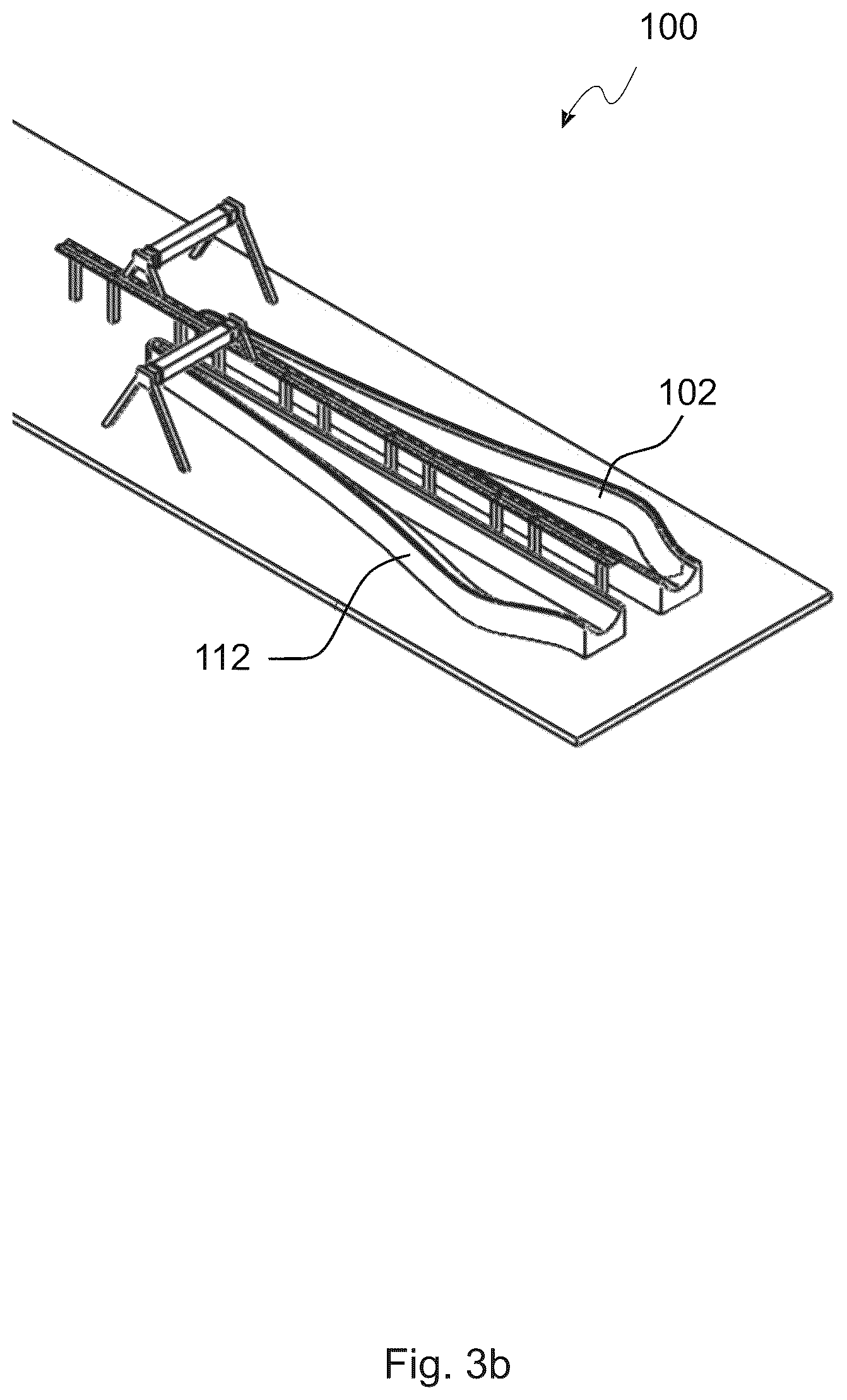 Patent US12090686 Figure 4 – Mould aligner for a wind turbine blade shell mould including a freely rotating spinner element