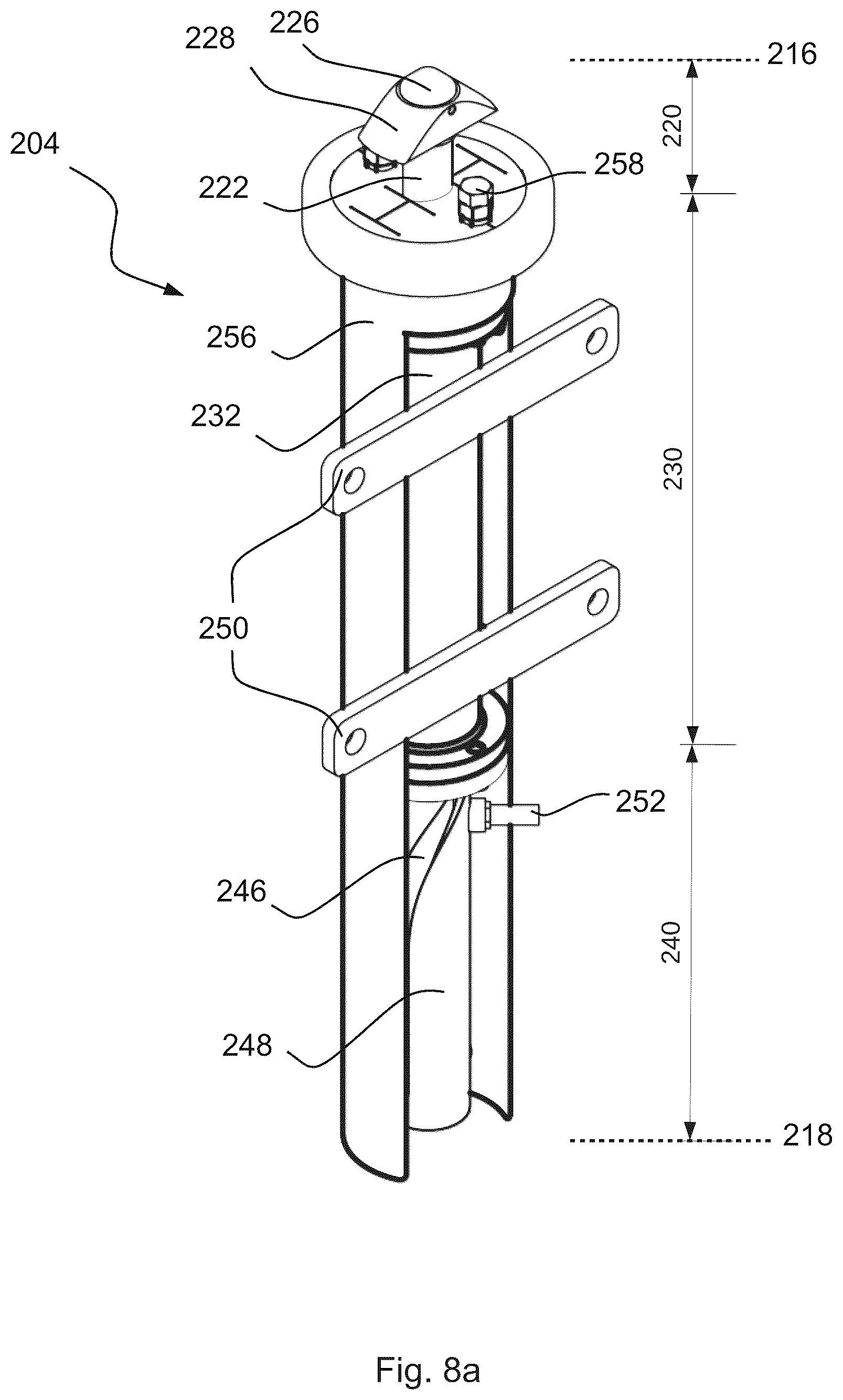 Patent US12090686 Figure 9 – Mould aligner for a wind turbine blade shell mould including a freely rotating spinner element