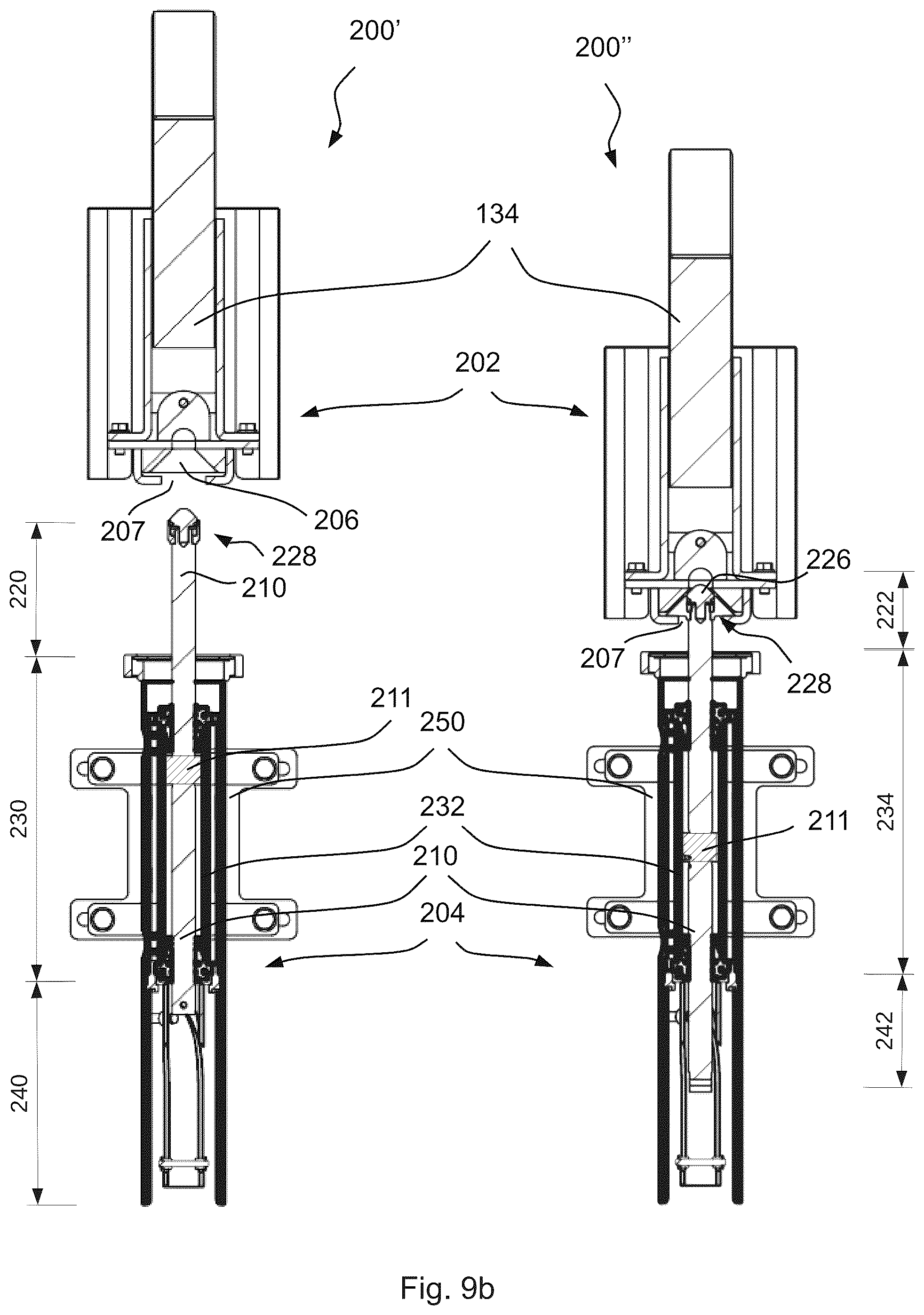 Patent US12090686 Figure 12 – Mould aligner for a wind turbine blade shell mould including a freely rotating spinner element