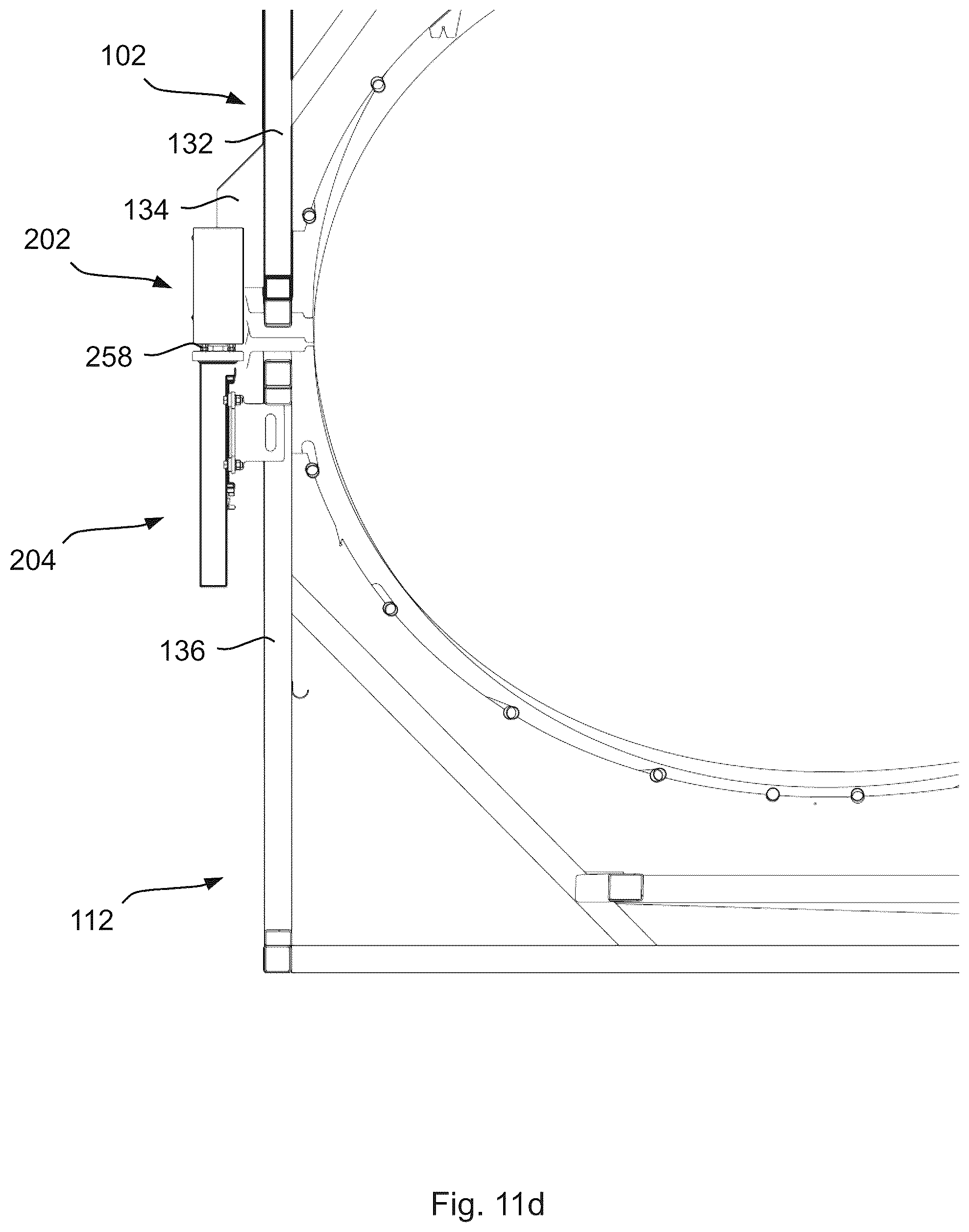 Patent US12090686 Figure 17 – Mould aligner for a wind turbine blade shell mould including a freely rotating spinner element