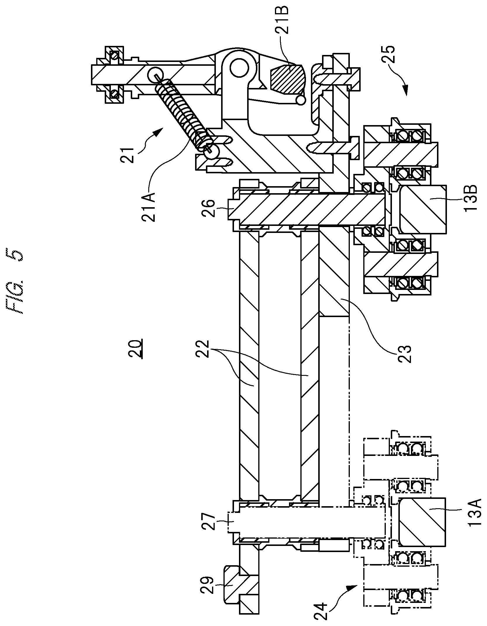 Patent US12090688 Figure 5 – Stretching apparatus and parts replacement method of stretching apparatus