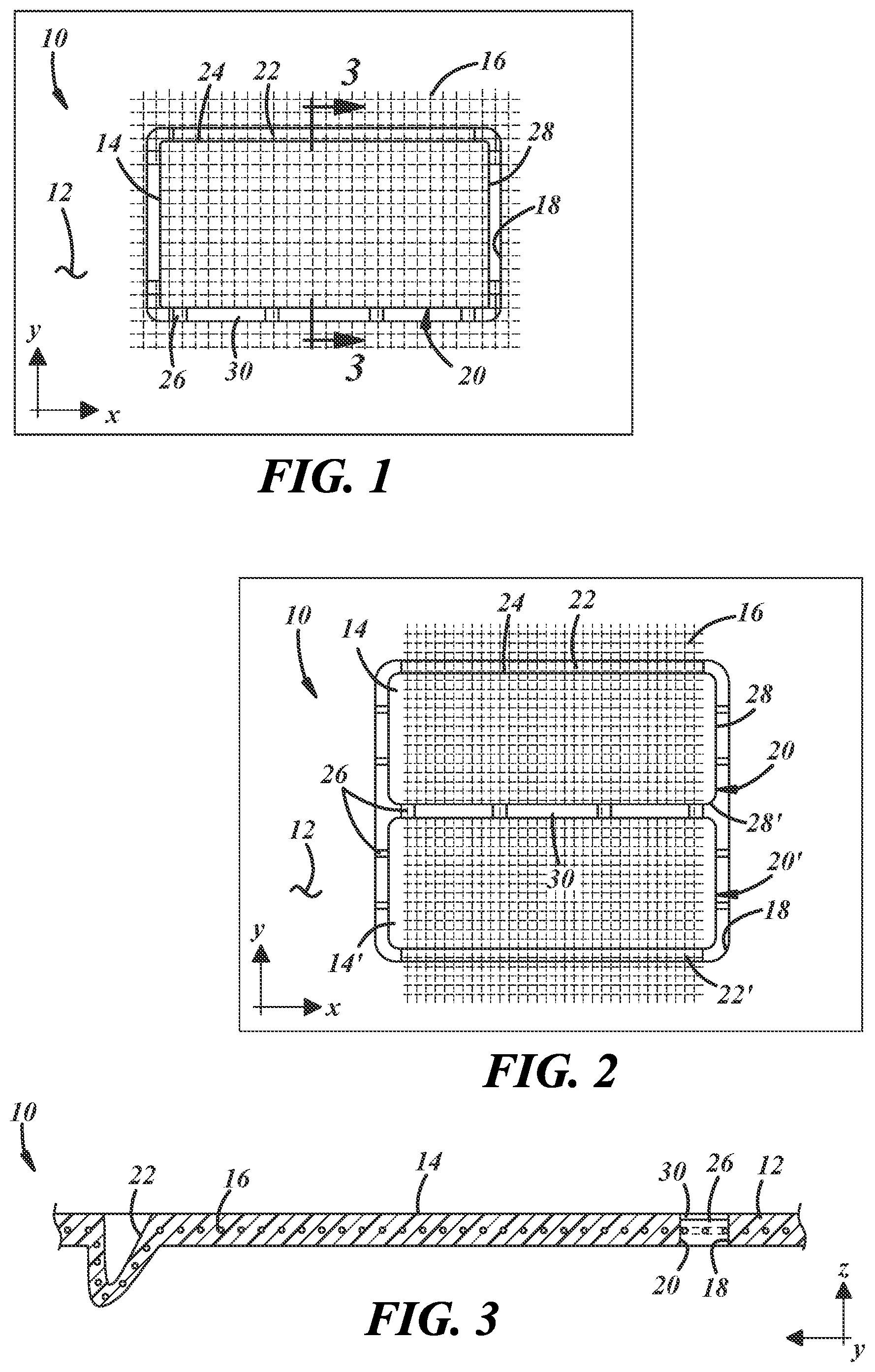 Patent US12090691 — Cutting an airbag door hinge layer during molding — Figure 1