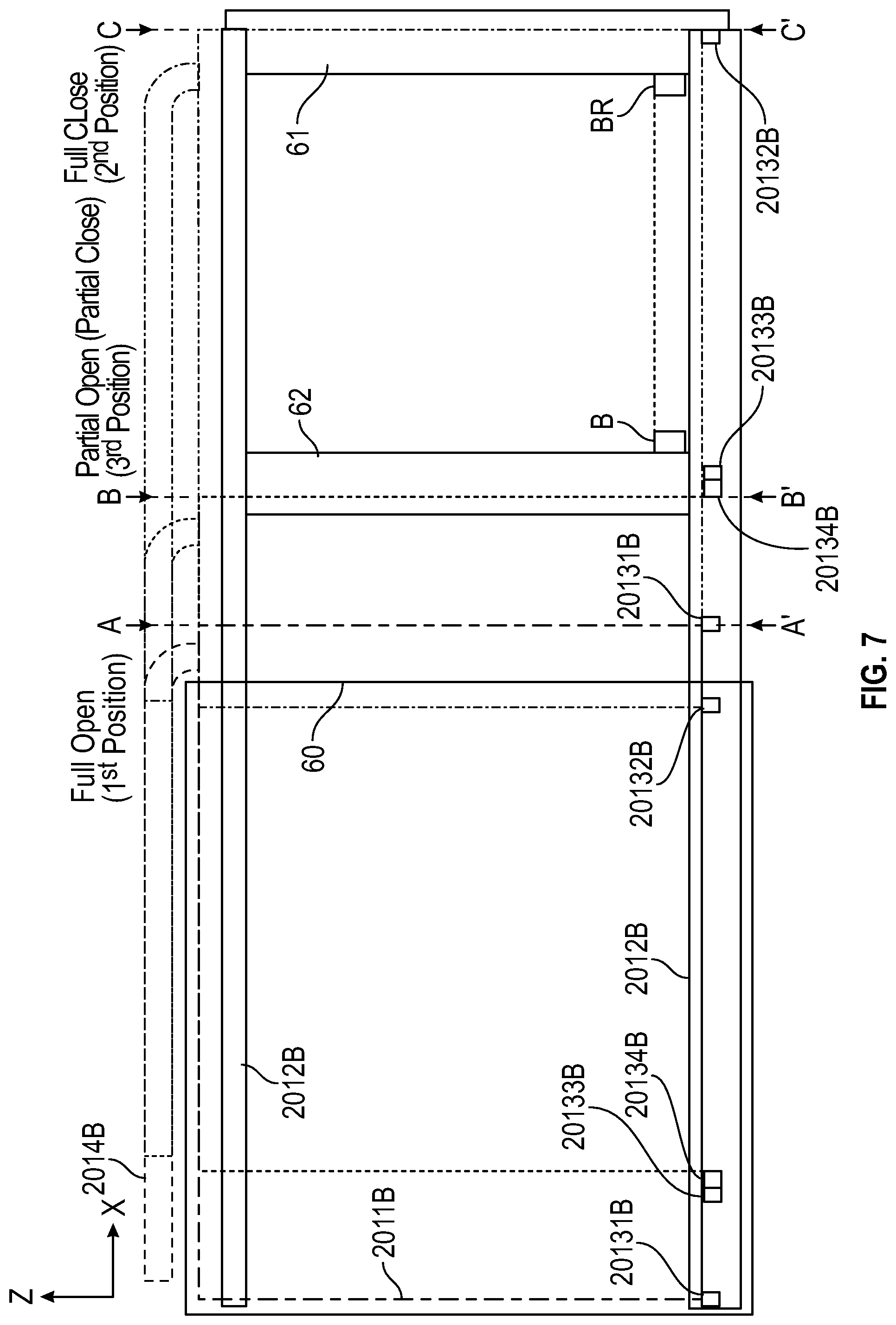 Patent US12090692 Figure 7 – Injection molding apparatus with a mold conveyor, and method of controlling the mold conveyor and the injection molding apparatus