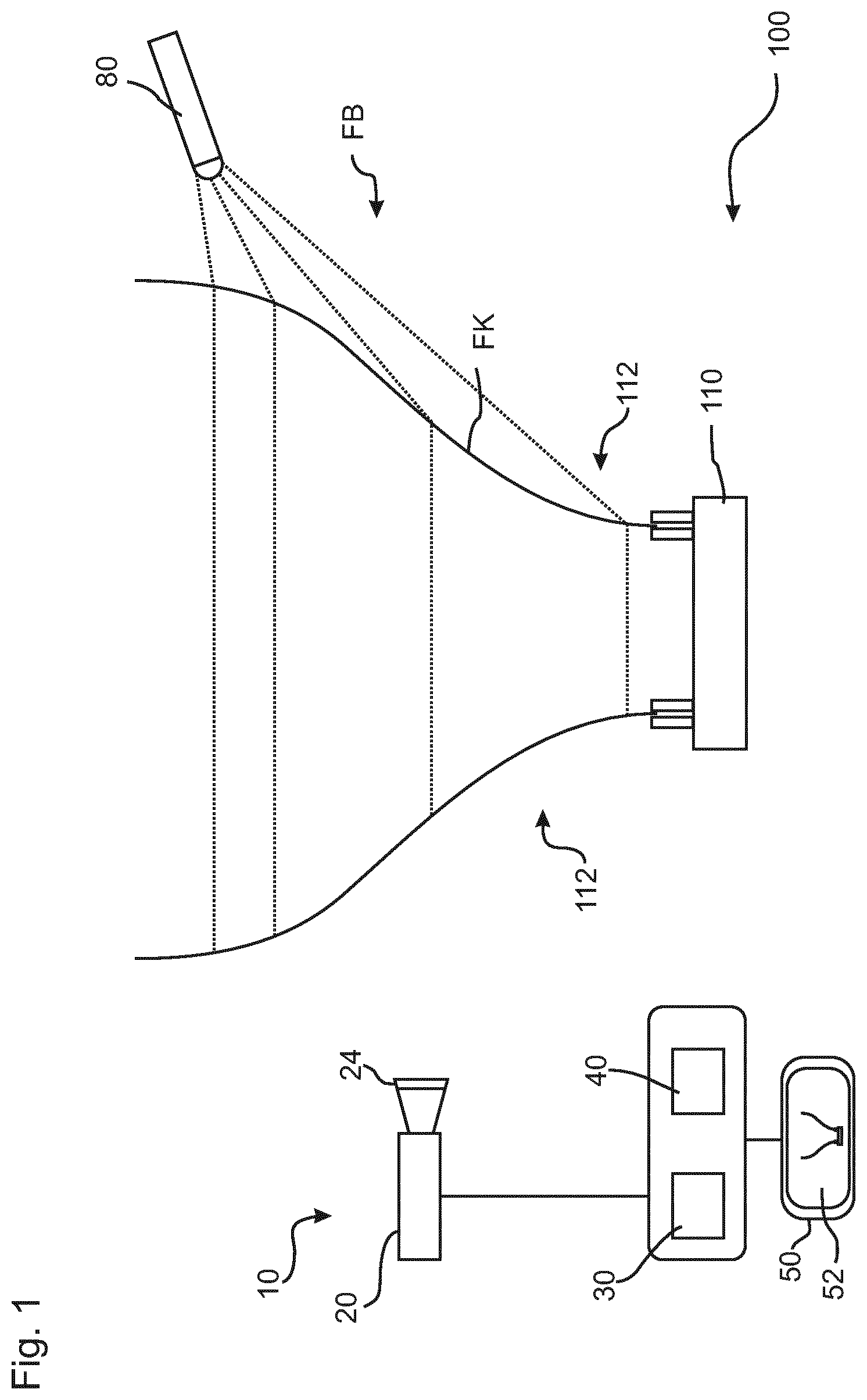 Patent US12090700 Figure 1 – Monitoring method for monitoring a film bubble in a discharge region downstream of a discharge nozzle of a blown film device