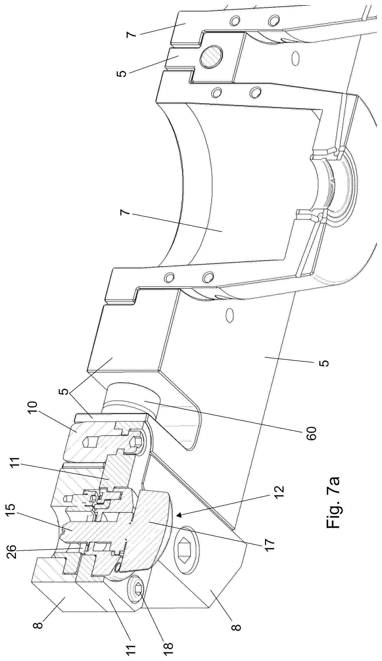 Patent US12090701 Figure 4 – Support apparatus for supporting at least one neck mold of a container in an injection blow molding machine