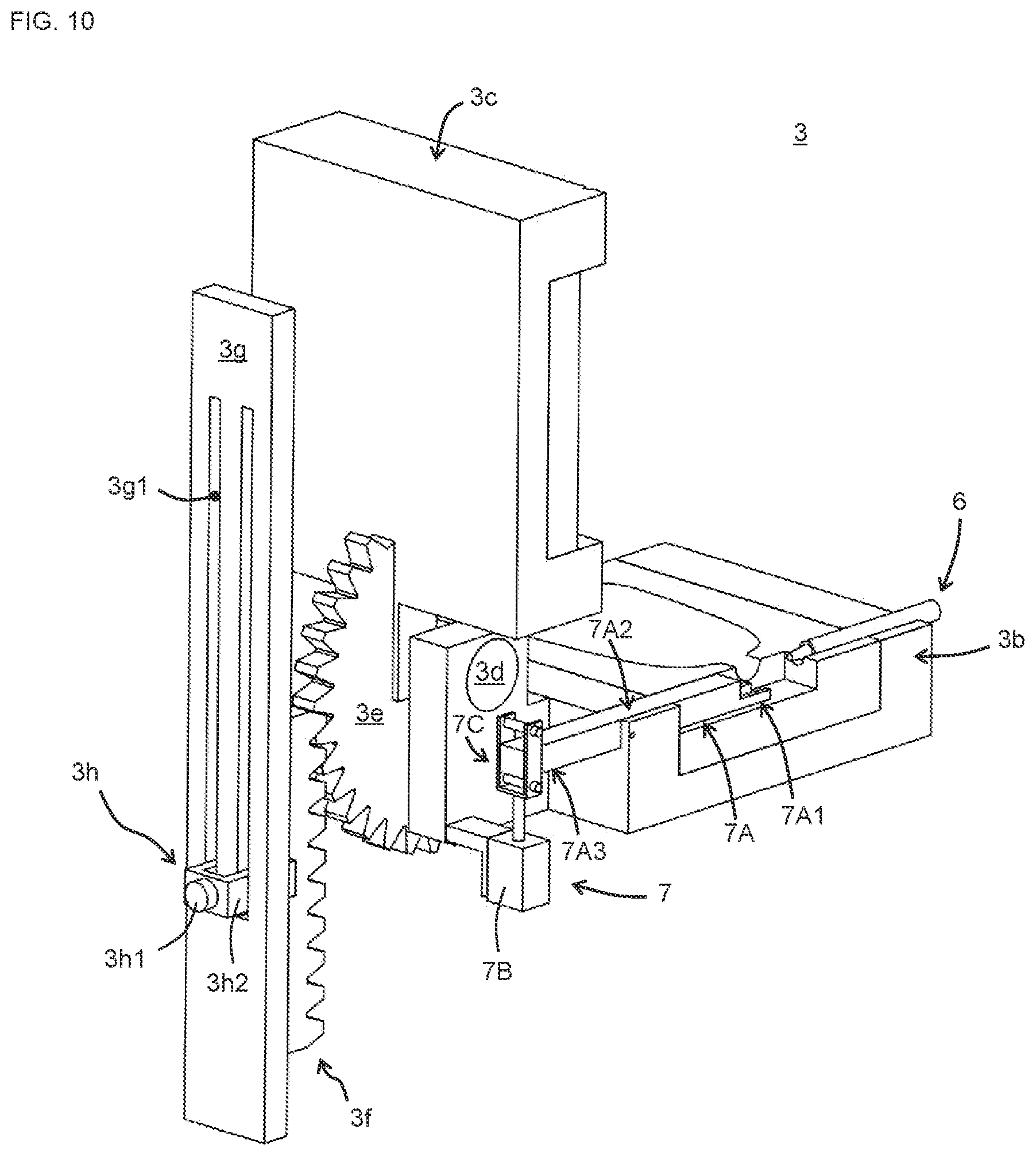 Patent US12090702 Figure 10 – Rotary molding machine