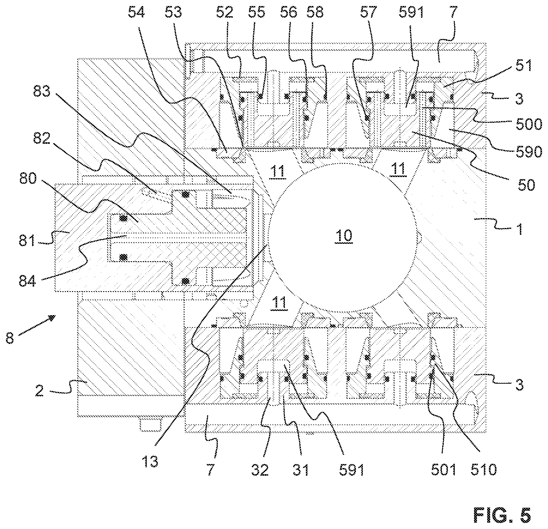Patent US12090703 Figure 3 – Device of a blow-moulding apparatus