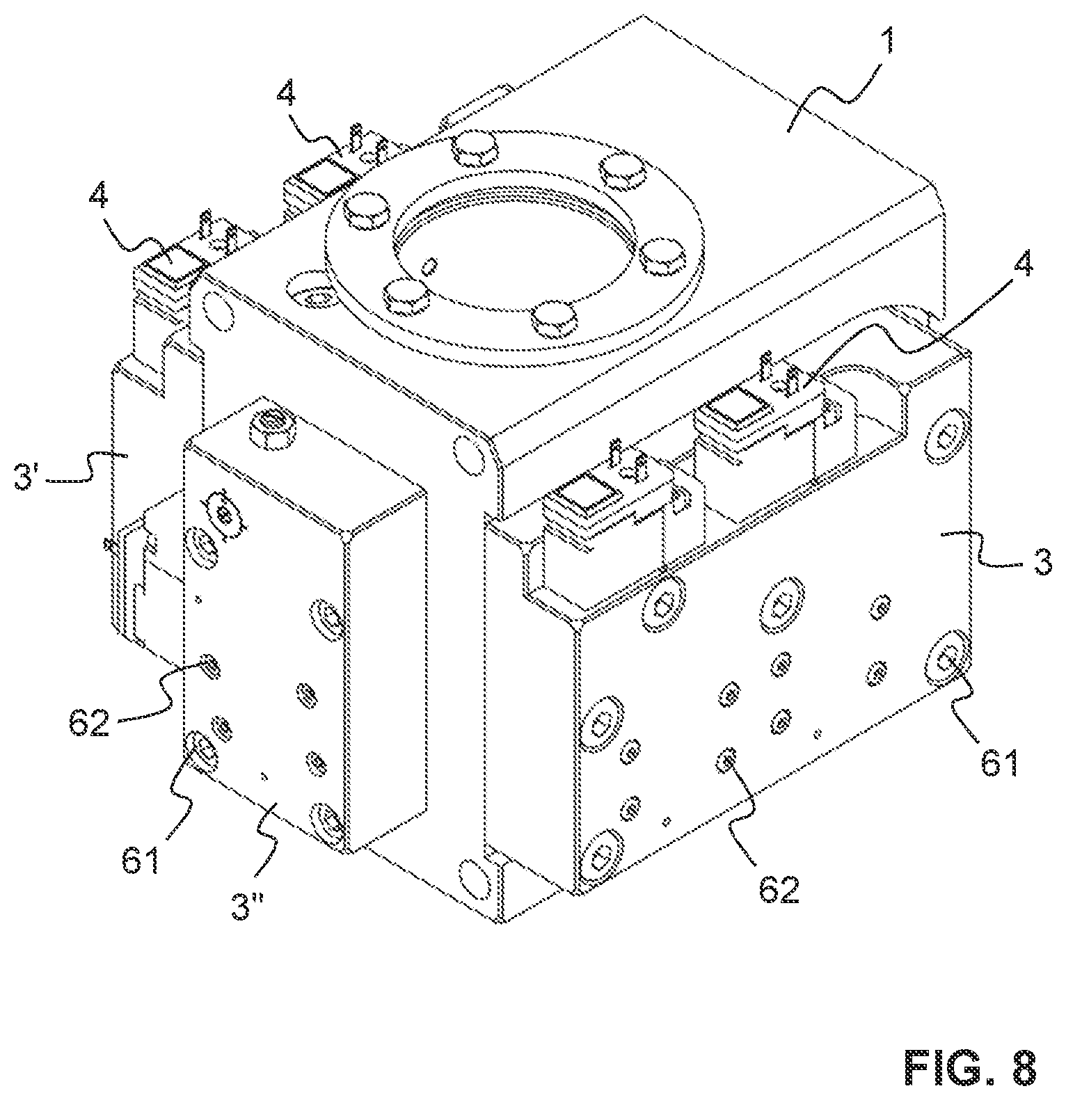Patent US12090703 Figure 6 – Device of a blow-moulding apparatus