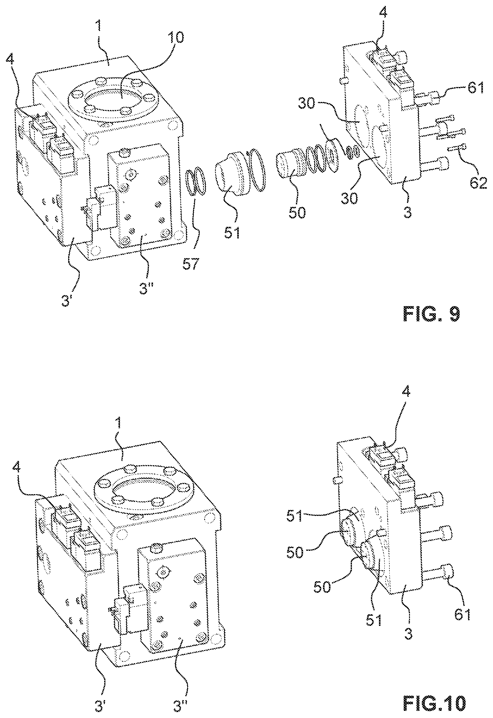 Patent US12090703 Figure 7 – Device of a blow-moulding apparatus