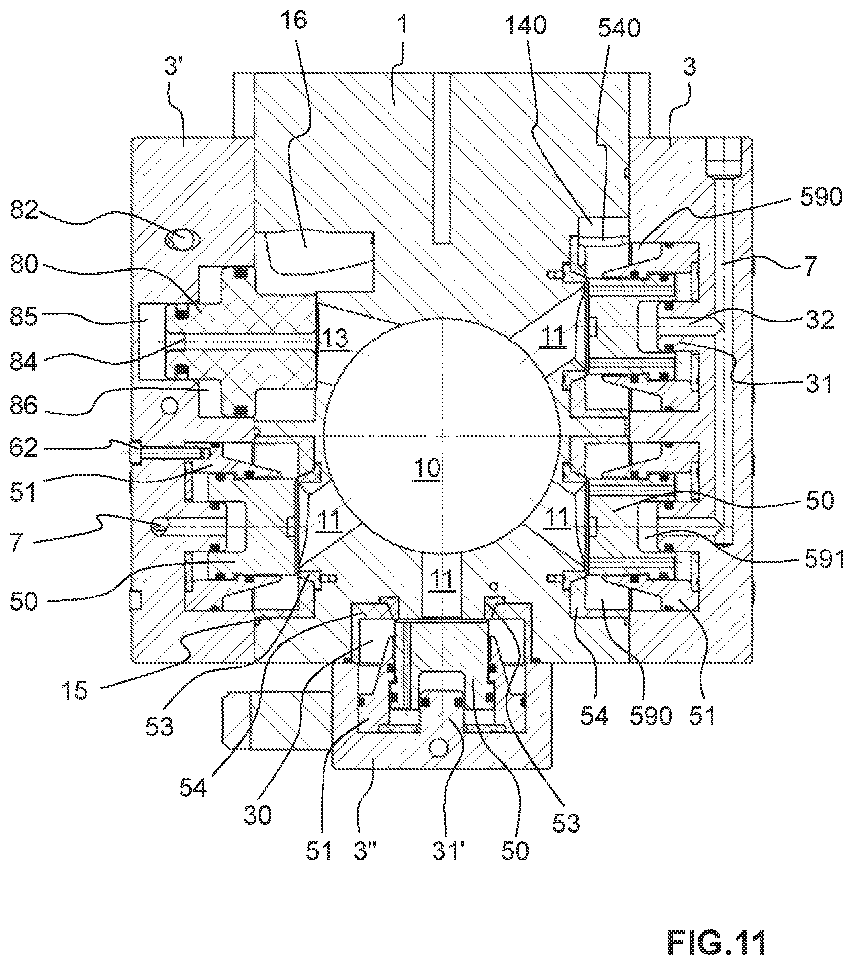 Patent US12090703 Figure 8 – Device of a blow-moulding apparatus