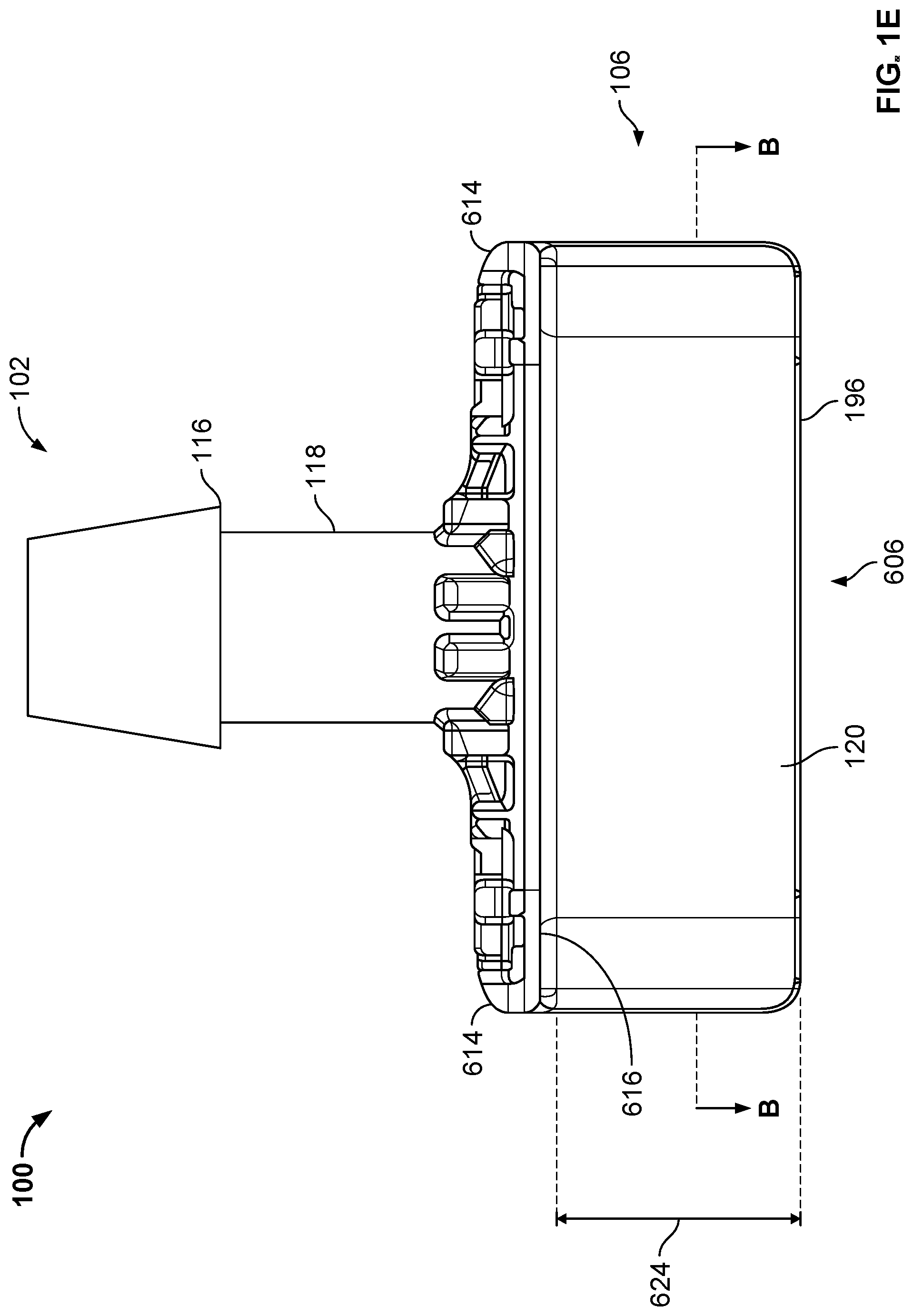Patent US12090711 Figure 5 – Controlling a fluid flow