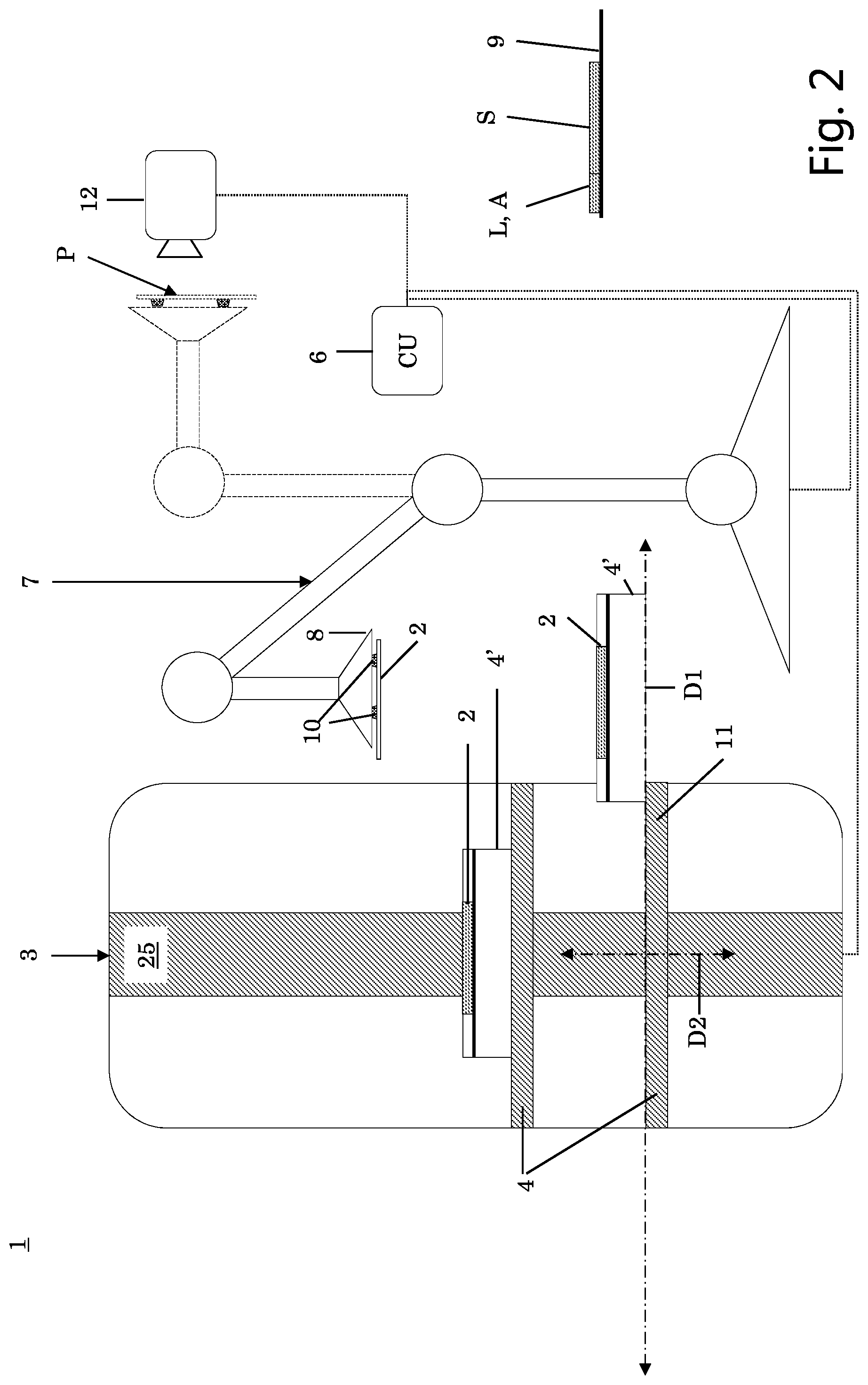 Patent US12090713 Figure 2 – Preforming system and method