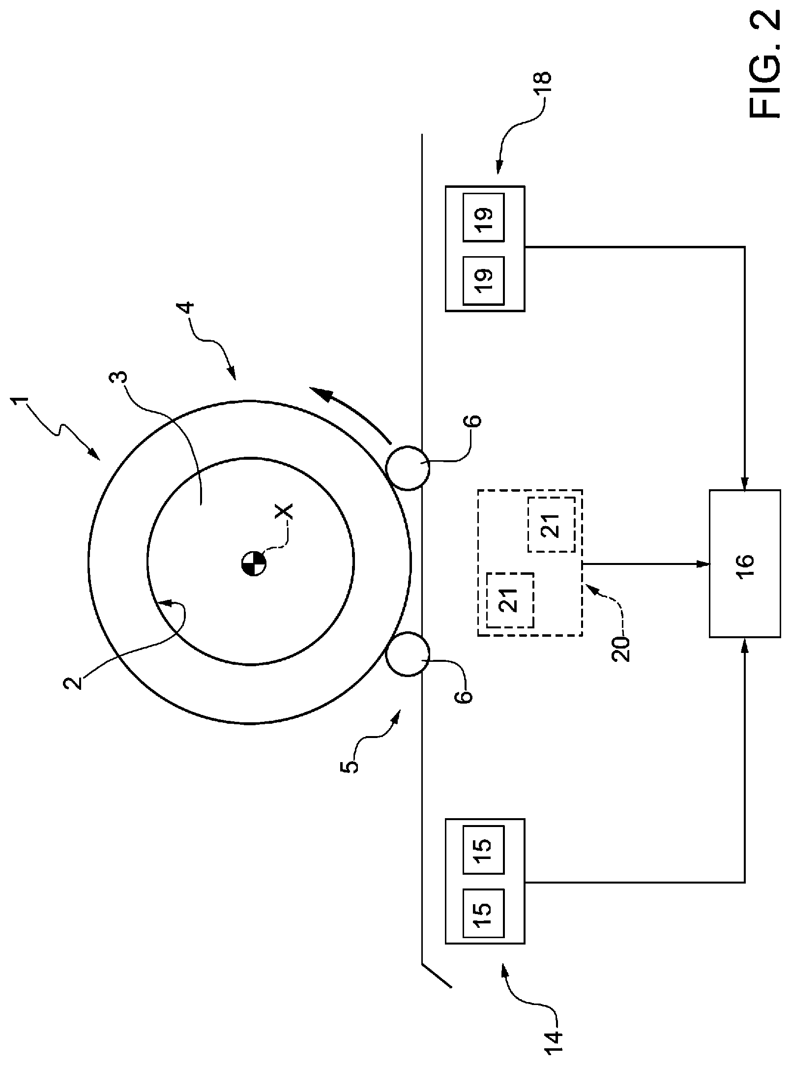 Patent US12090719 Figure 2 – Method and system for applying a sealing agent to the surface of an internal cavity of a pneumatic tire