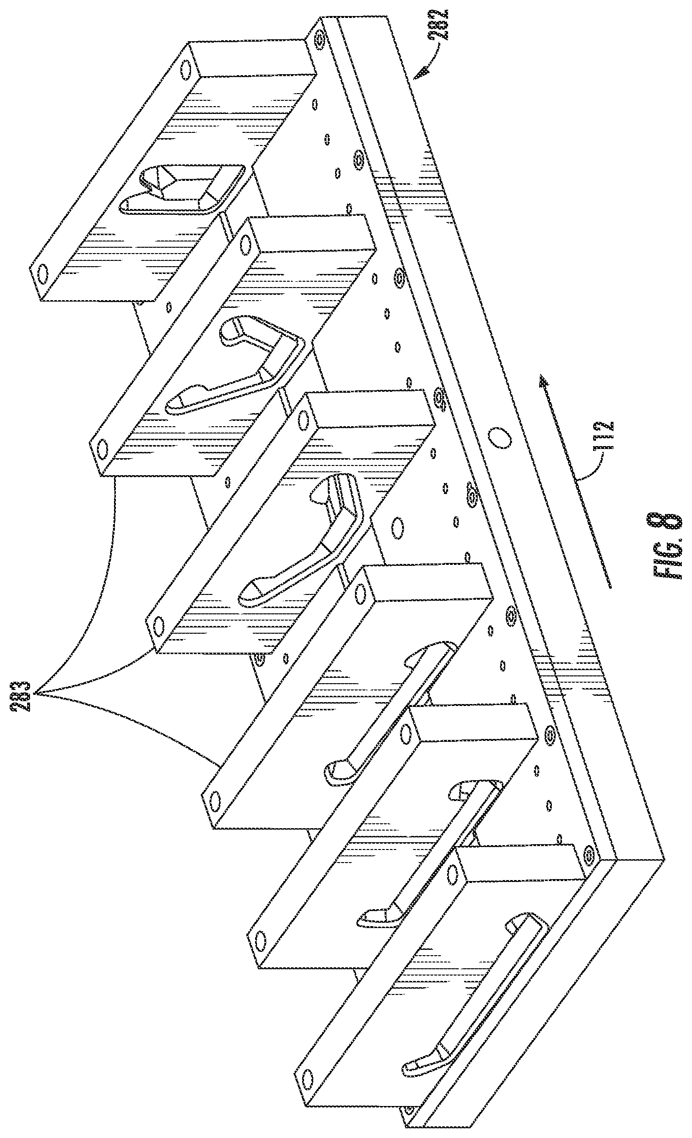 Patent US12090722 Figure 5 – Method of forming a linear panel from multi-layer panel material assemblies
