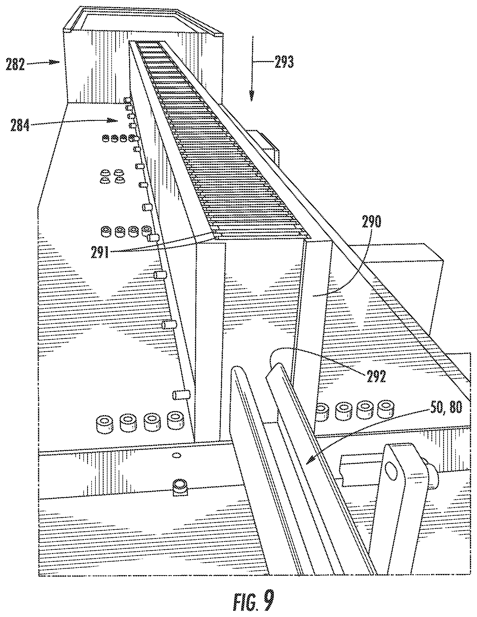 Patent US12090722 Figure 6 – Method of forming a linear panel from multi-layer panel material assemblies