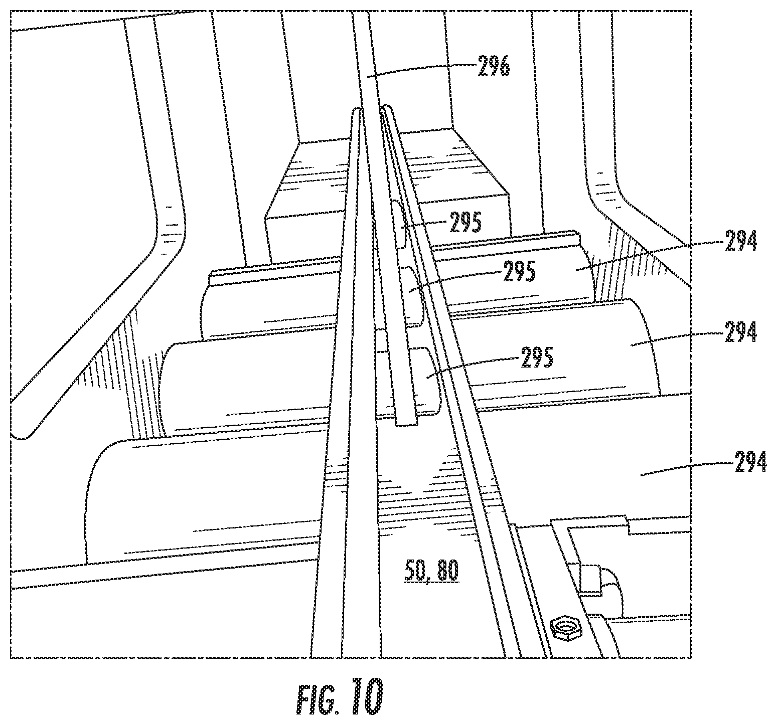 Patent US12090722 Figure 7 – Method of forming a linear panel from multi-layer panel material assemblies