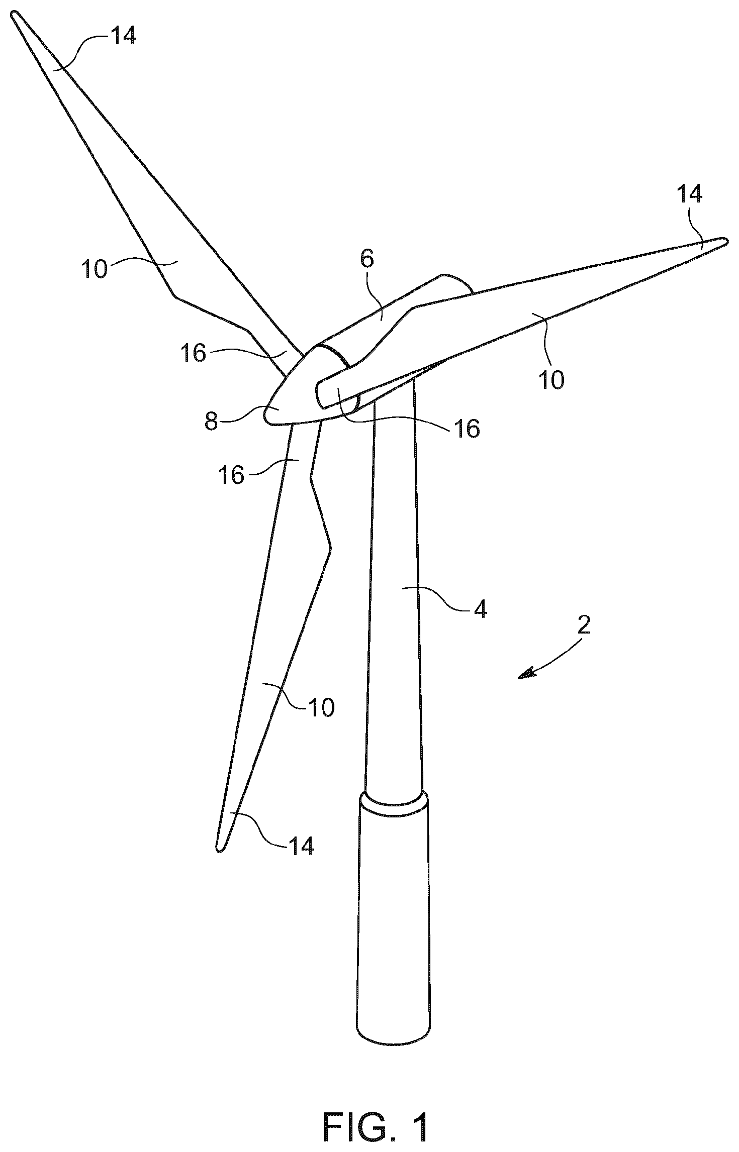 Patent US12090723 — Method of manufacturing a shell of a wind turbine blade — Figure 1