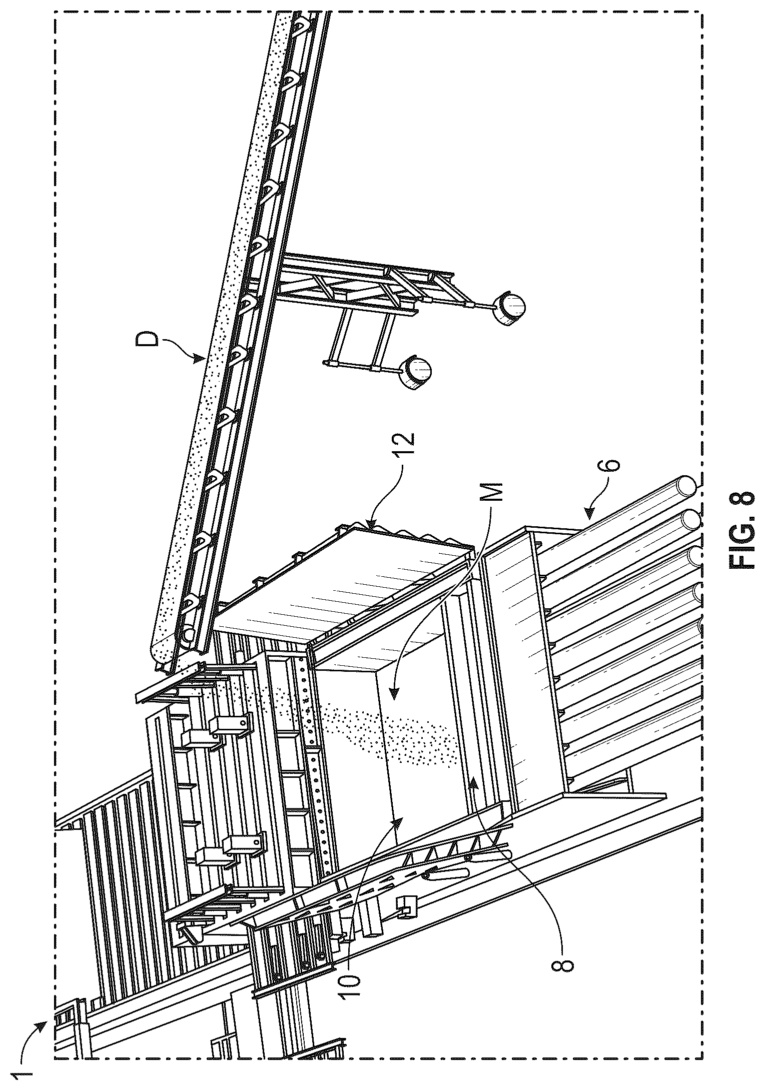 Patent US12090724 Figure 7 – System and method for making a block for gravity energy storage