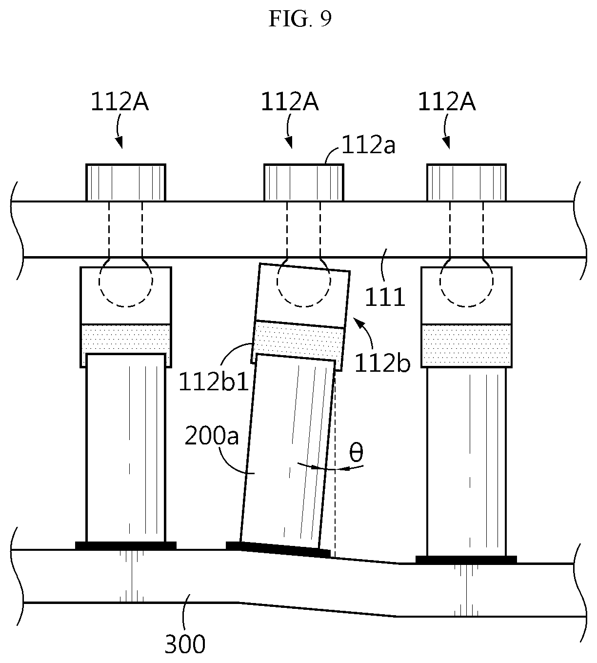 Patent US12090725 Figure 7 – Pressure device, battery module manufacturing device, and manufacturing method