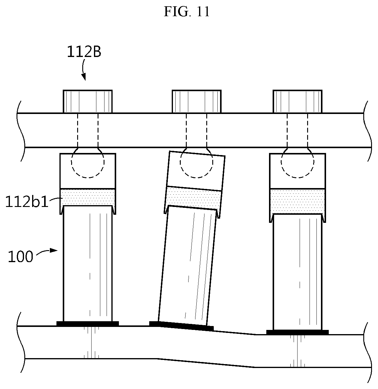 Patent US12090725 Figure 9 – Pressure device, battery module manufacturing device, and manufacturing method