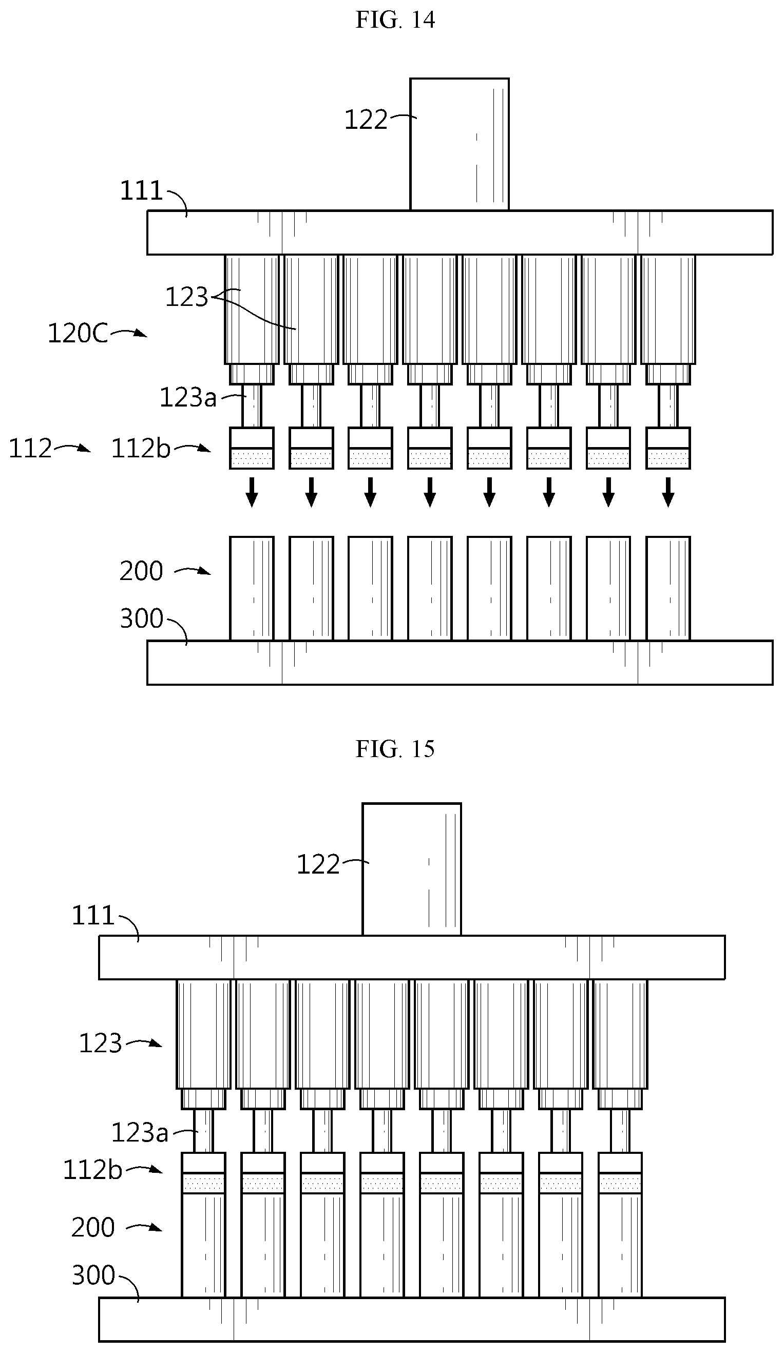 Patent US12090725 Figure 11 – Pressure device, battery module manufacturing device, and manufacturing method