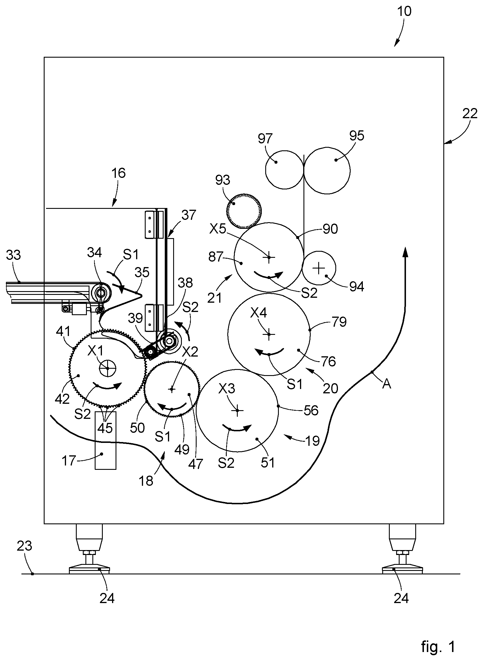 Patent US12090726 Figure 1 – Machine and method for the automated production of straws