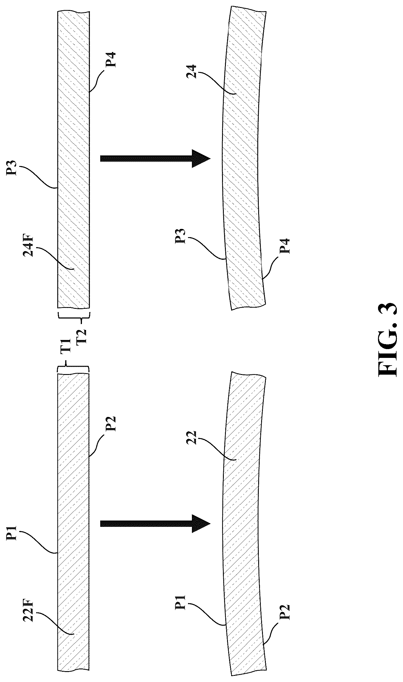 Patent US12090729 Figure 3 – Glass assembly including an opaque boundary feature and method of manufacturing thereof