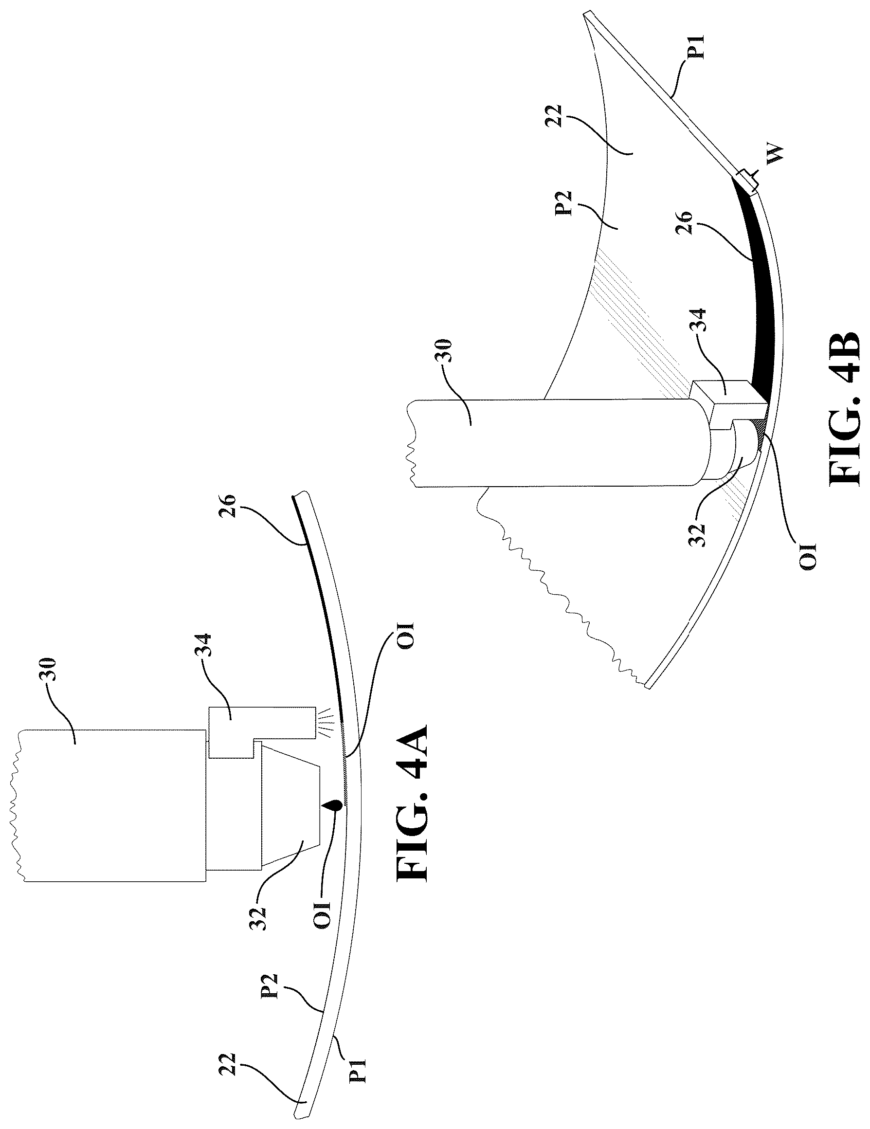 Patent US12090729 Figure 4 – Glass assembly including an opaque boundary feature and method of manufacturing thereof