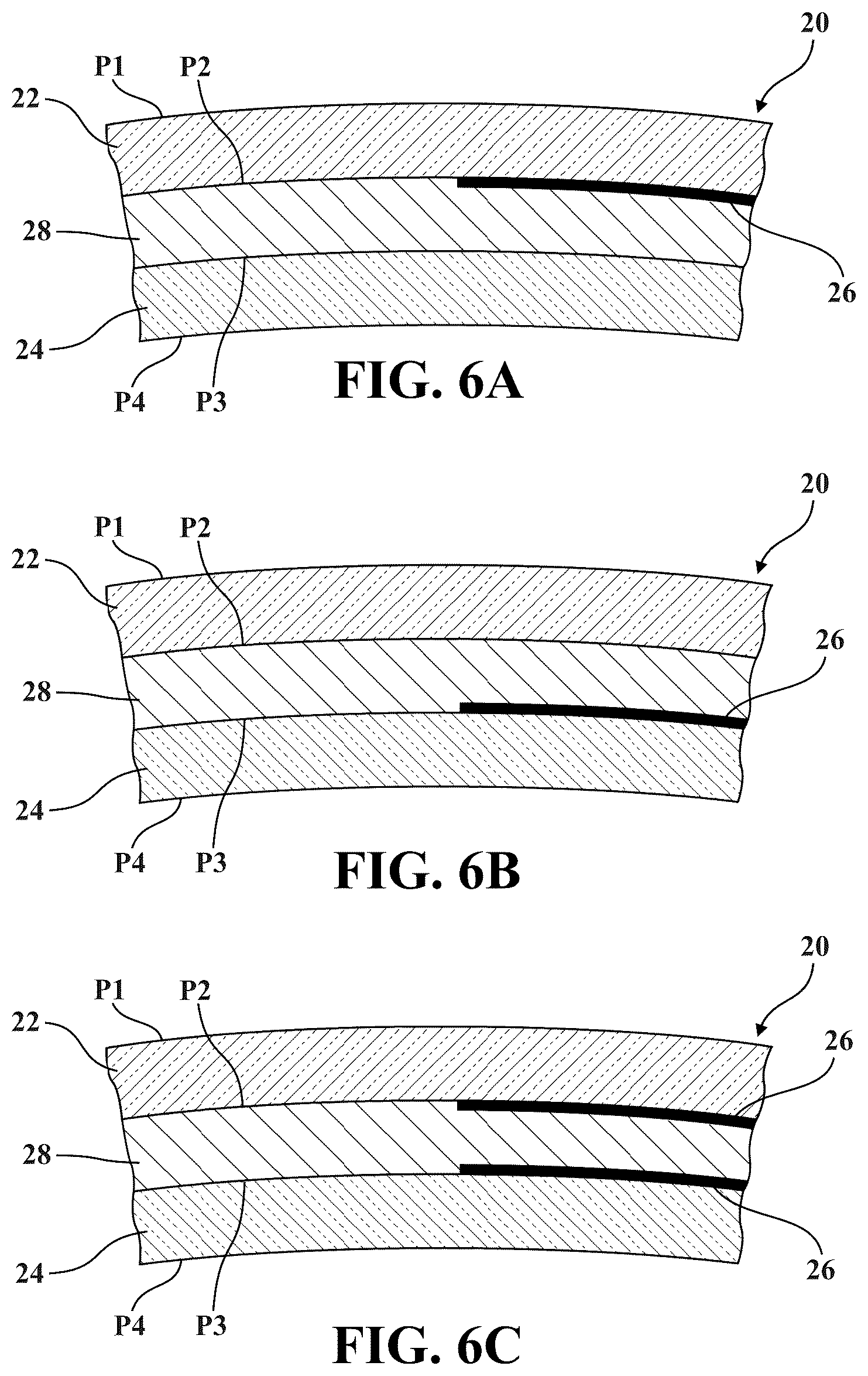 Patent US12090729 Figure 6 – Glass assembly including an opaque boundary feature and method of manufacturing thereof