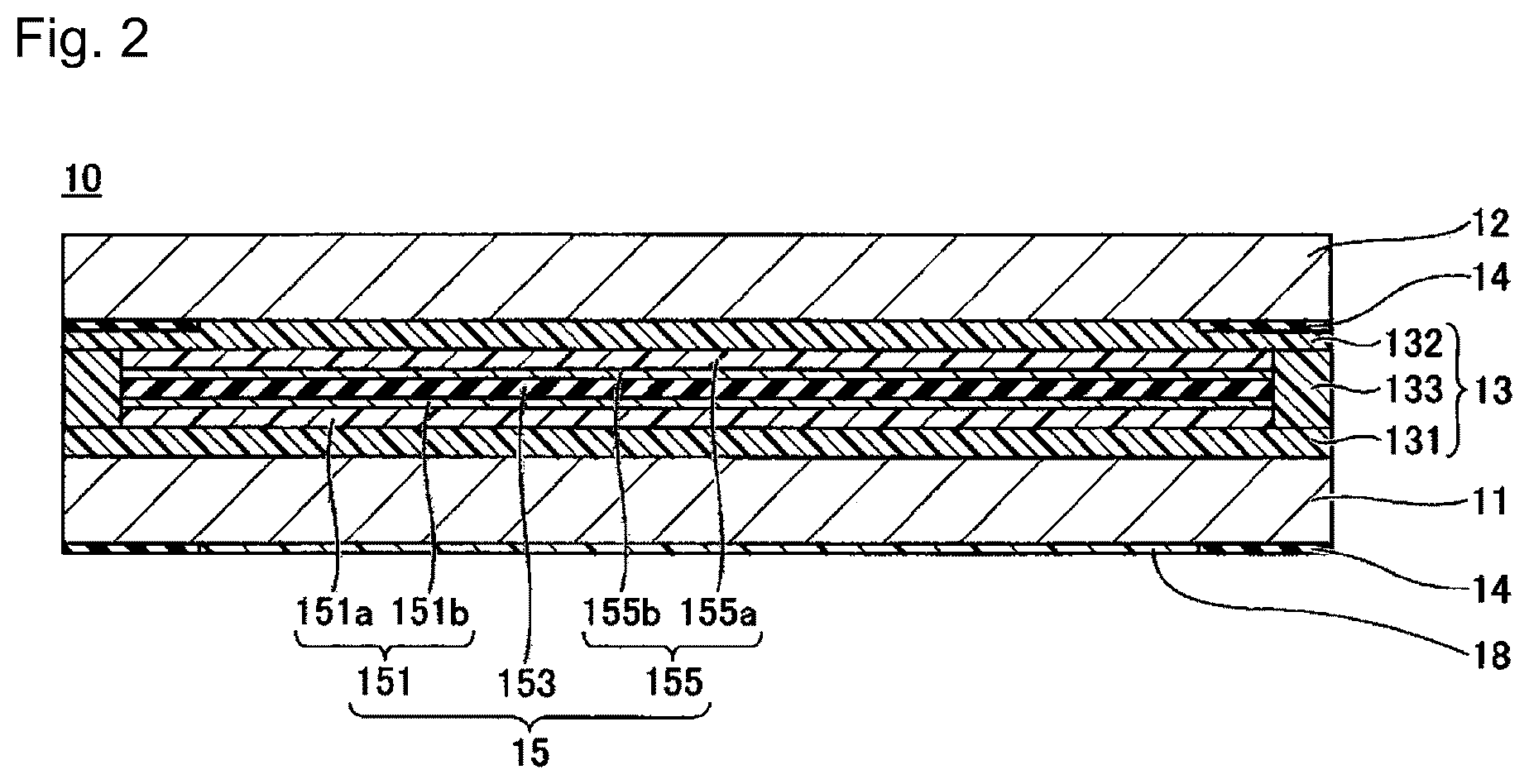 Patent US12090730 Figure 2 – Laminated glass