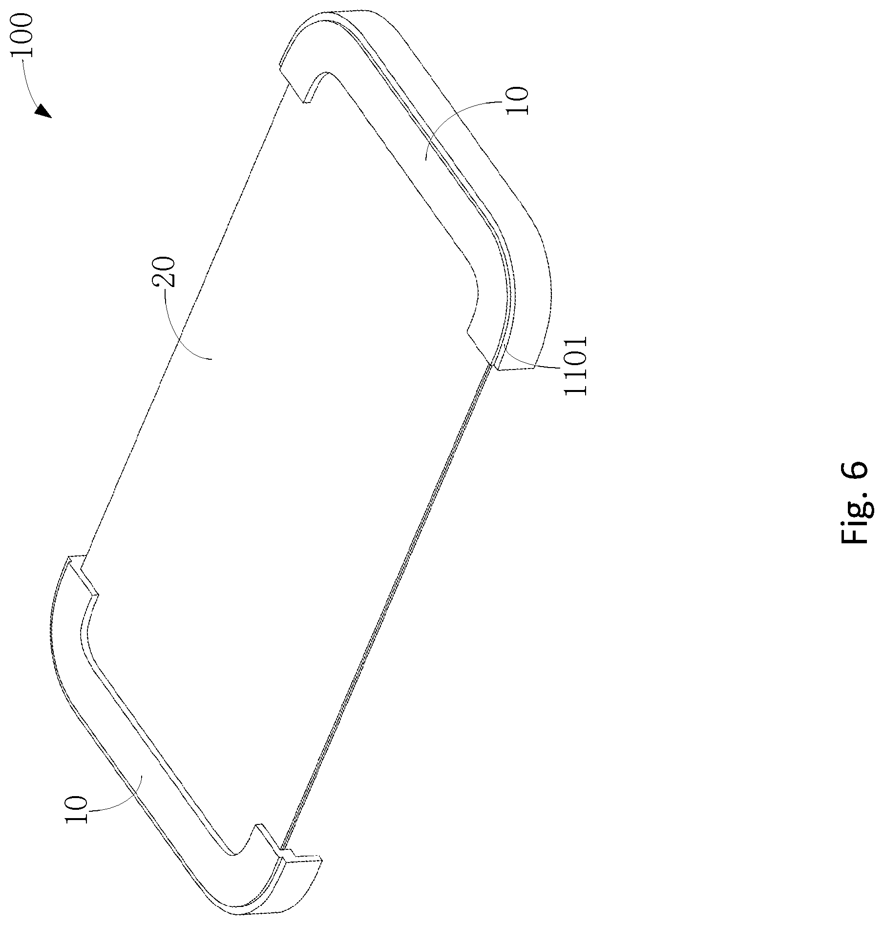 Patent US12090738 Figure 6 – Screen protector assembly, screen protector applying assembly and screen protector applicator
