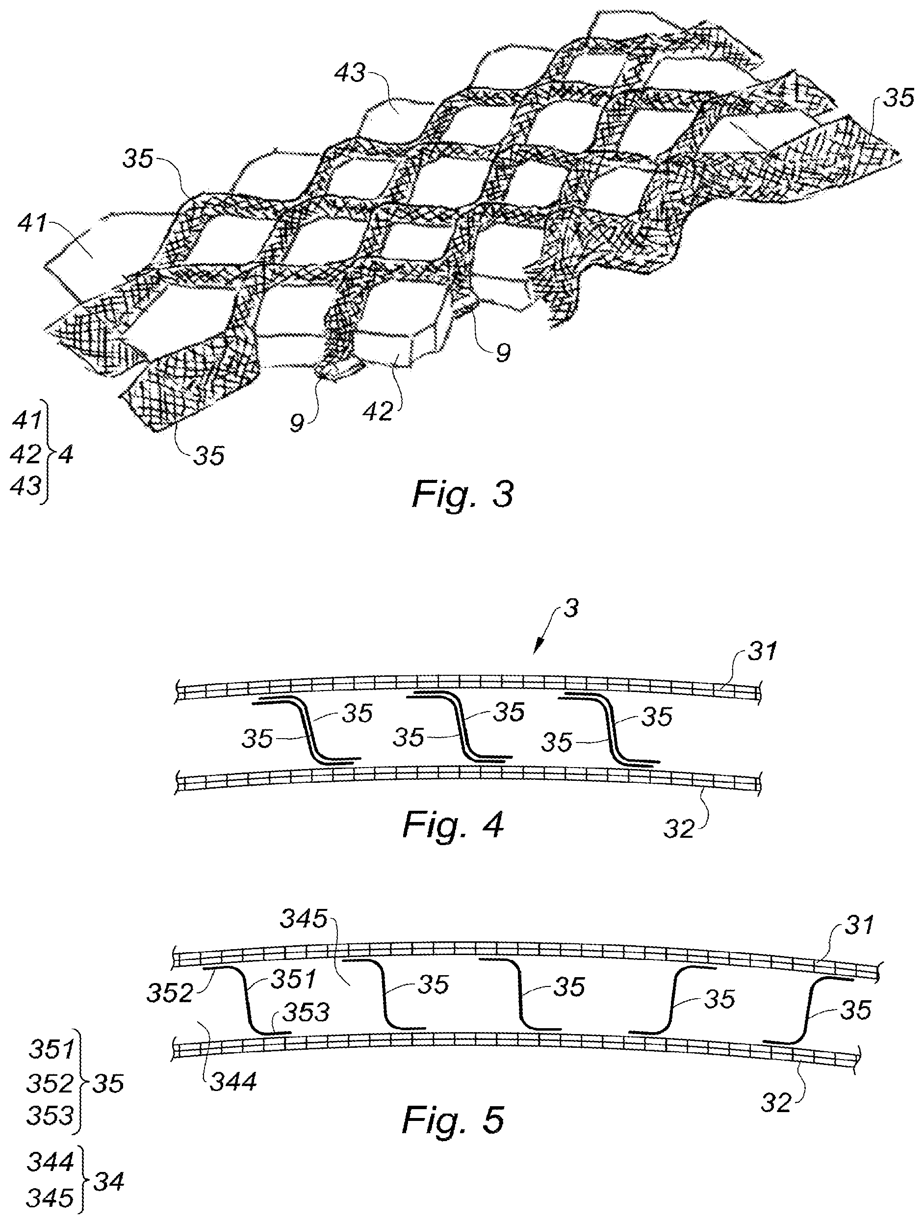 Patent US12090741 Figure 2 – Structural and/or acoustic panel of a nacelle of an aircraft propulsion assembly and related manufacturing method