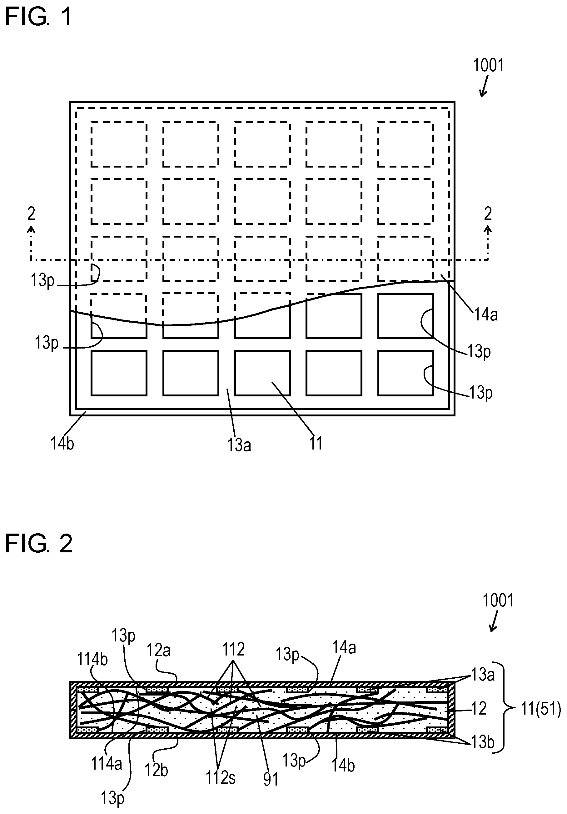 Patent US12090742 — Thermally-insulating sheet and method of manufacturing same — Figure 1