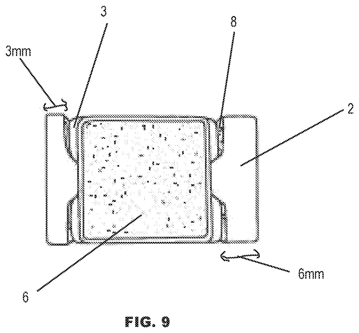 Patent US12090747 Figure 8 – Letterpress gage pin and method of placement