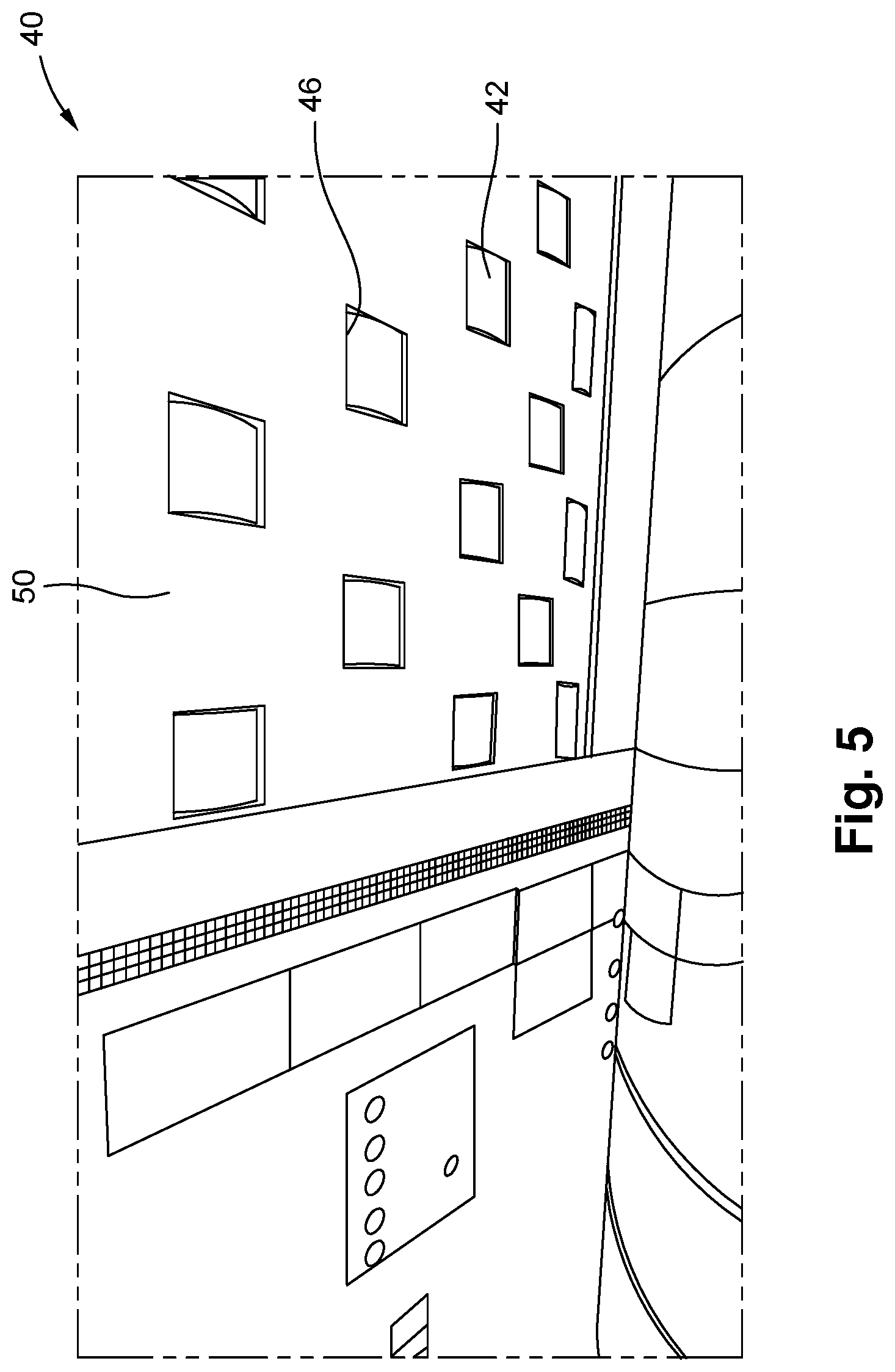 Patent US12090748 Figure 5 – Converting machine with height adjustment