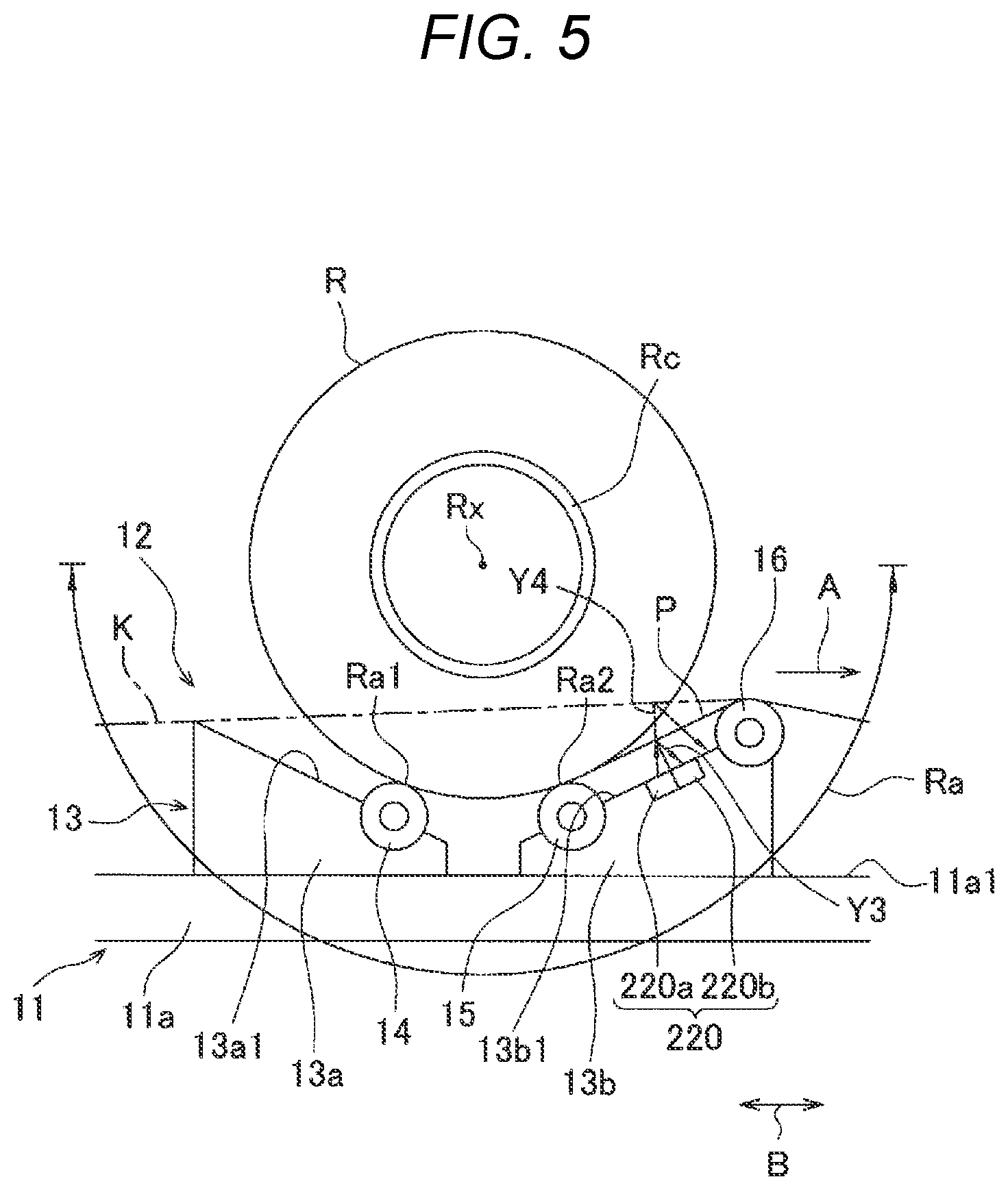 Patent US12090753 Figure 5 – Medium cassette and image recording apparatus