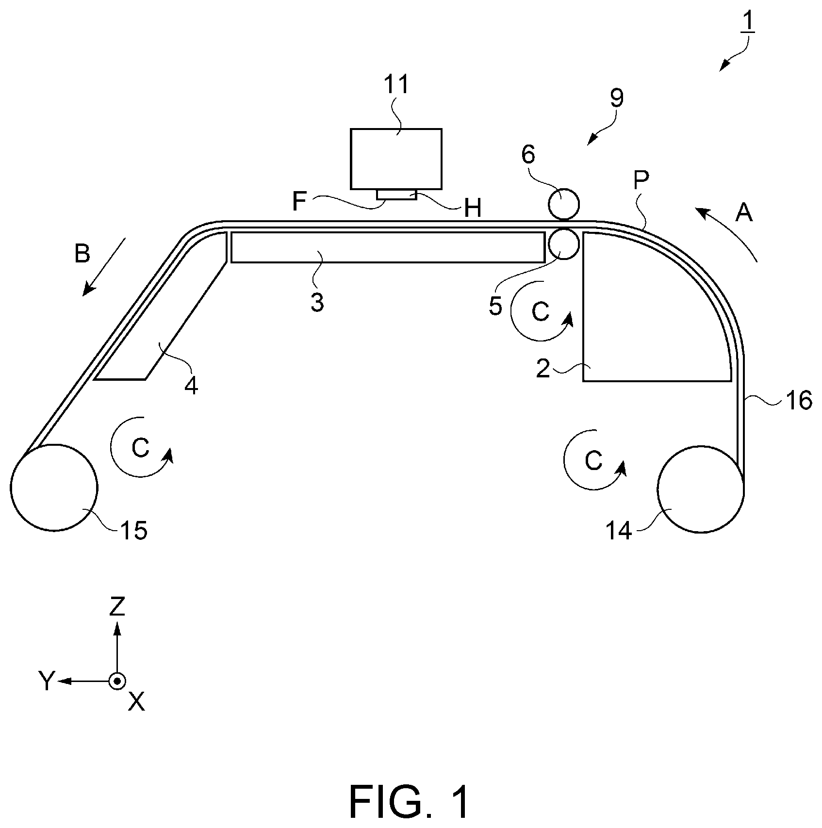 Patent US12090756 Figure 1 – Recording apparatus