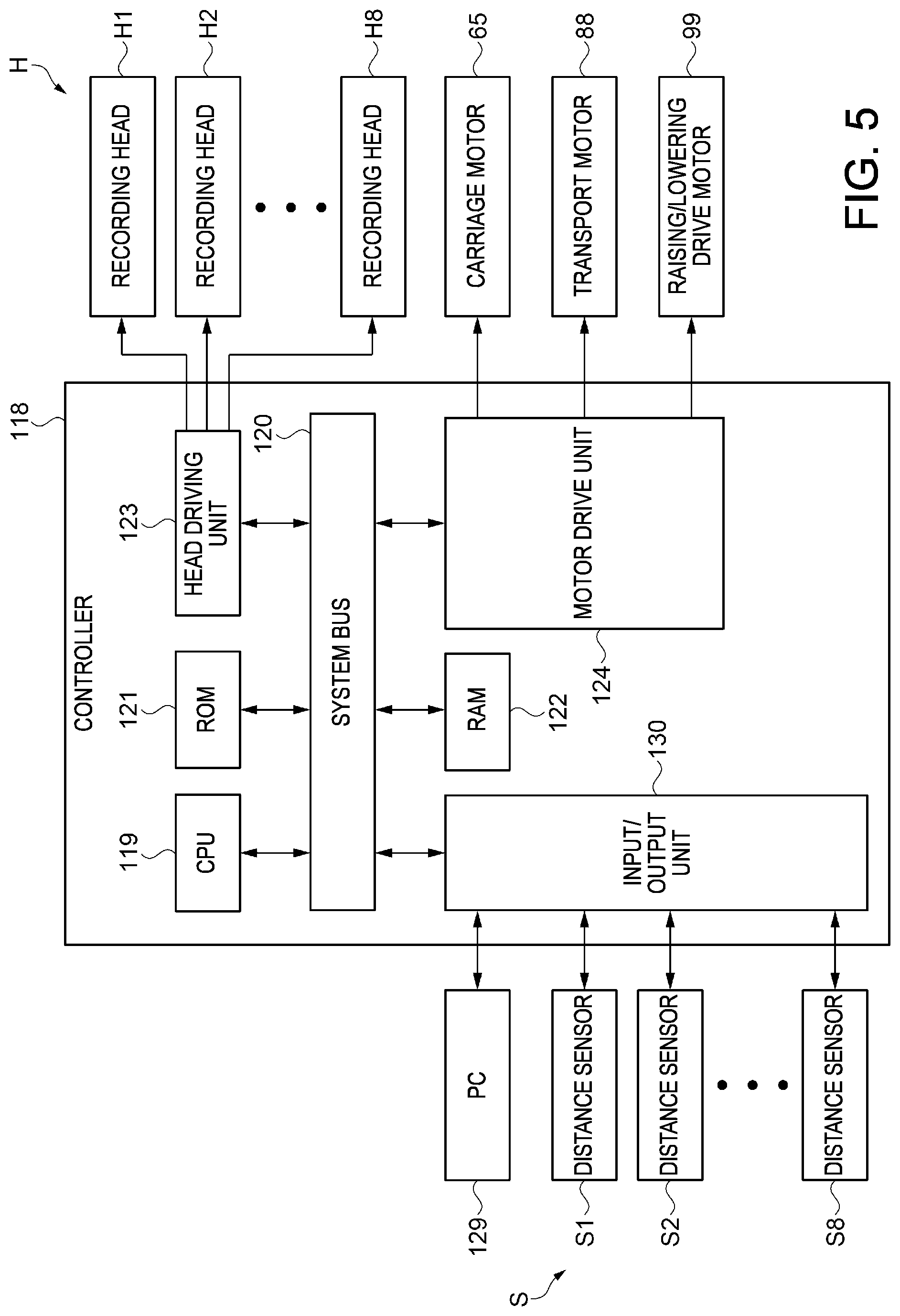 Patent US12090756 Figure 5 – Recording apparatus