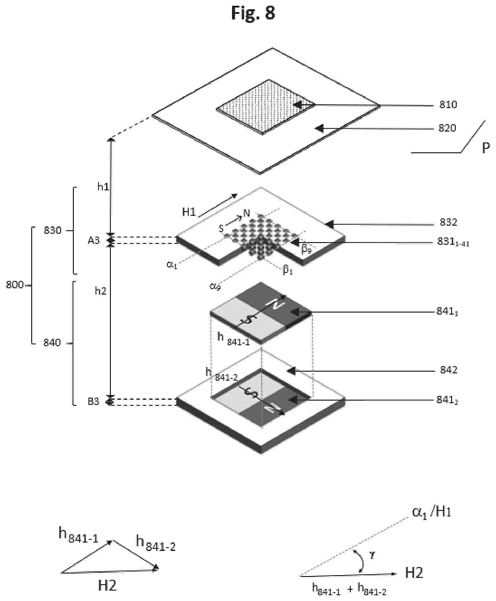 Patent US12090776 Figure 11 – Magnetic assemblies and processes for producing optical effect layers comprising oriented non-spherical magnetic or magnetizable pigment particles